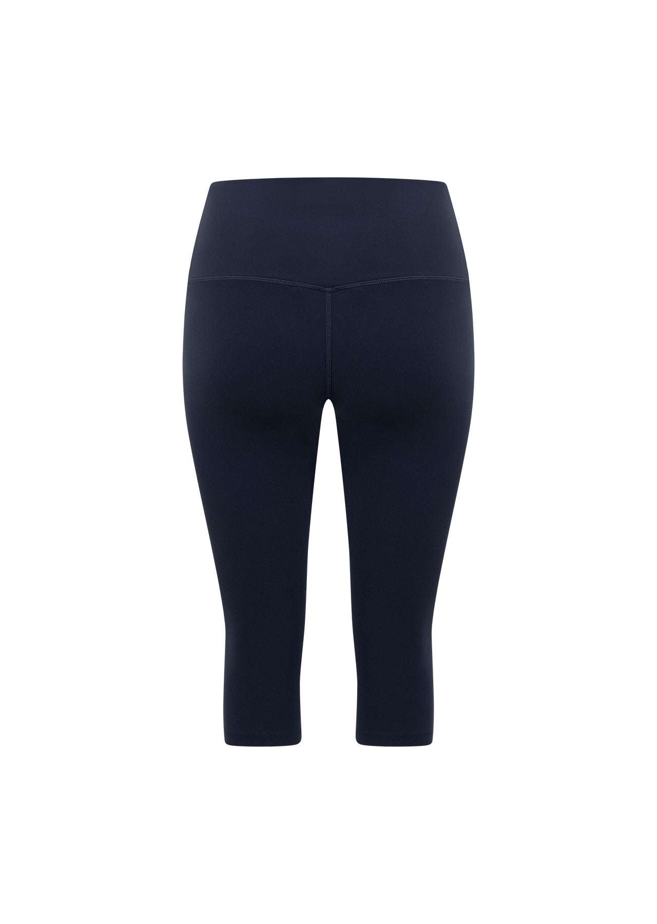 Lorna Jane Lotus No Chafe Phone Pocket 3/4 Leggings - Platinum Navy