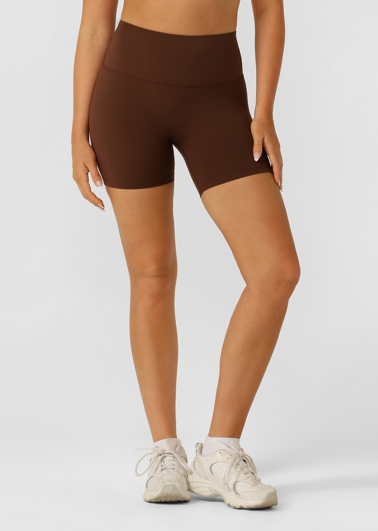 Lorna Jane Liberty 14cm Bike Shorts - Truffle