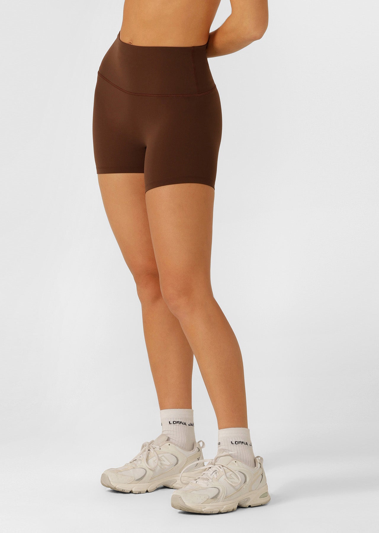Lorna Jane Liberty 14cm Bike Shorts - Truffle