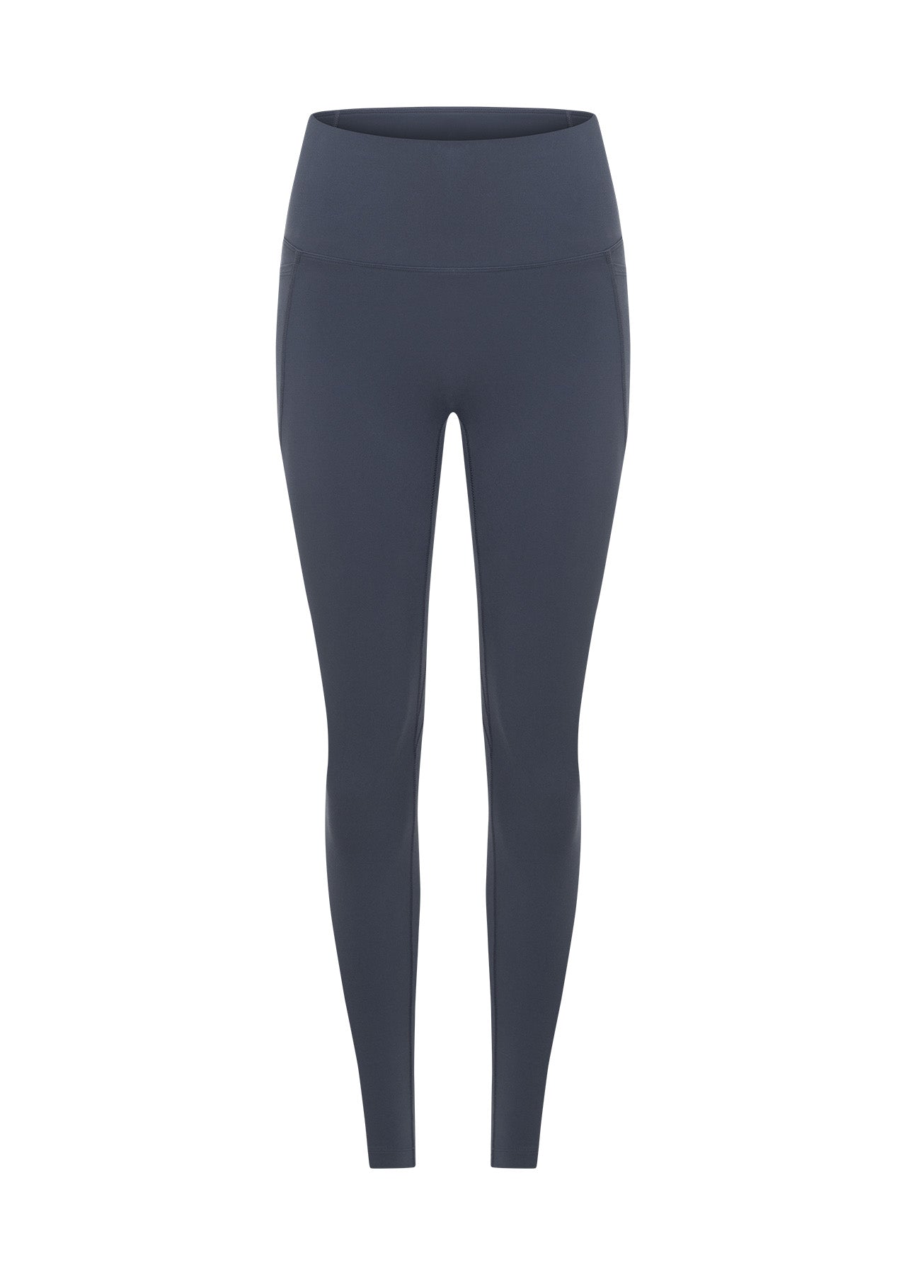Lorna Jane Amy No Ride Phone Pocket Full Length Leggings - Dark Powder Grey