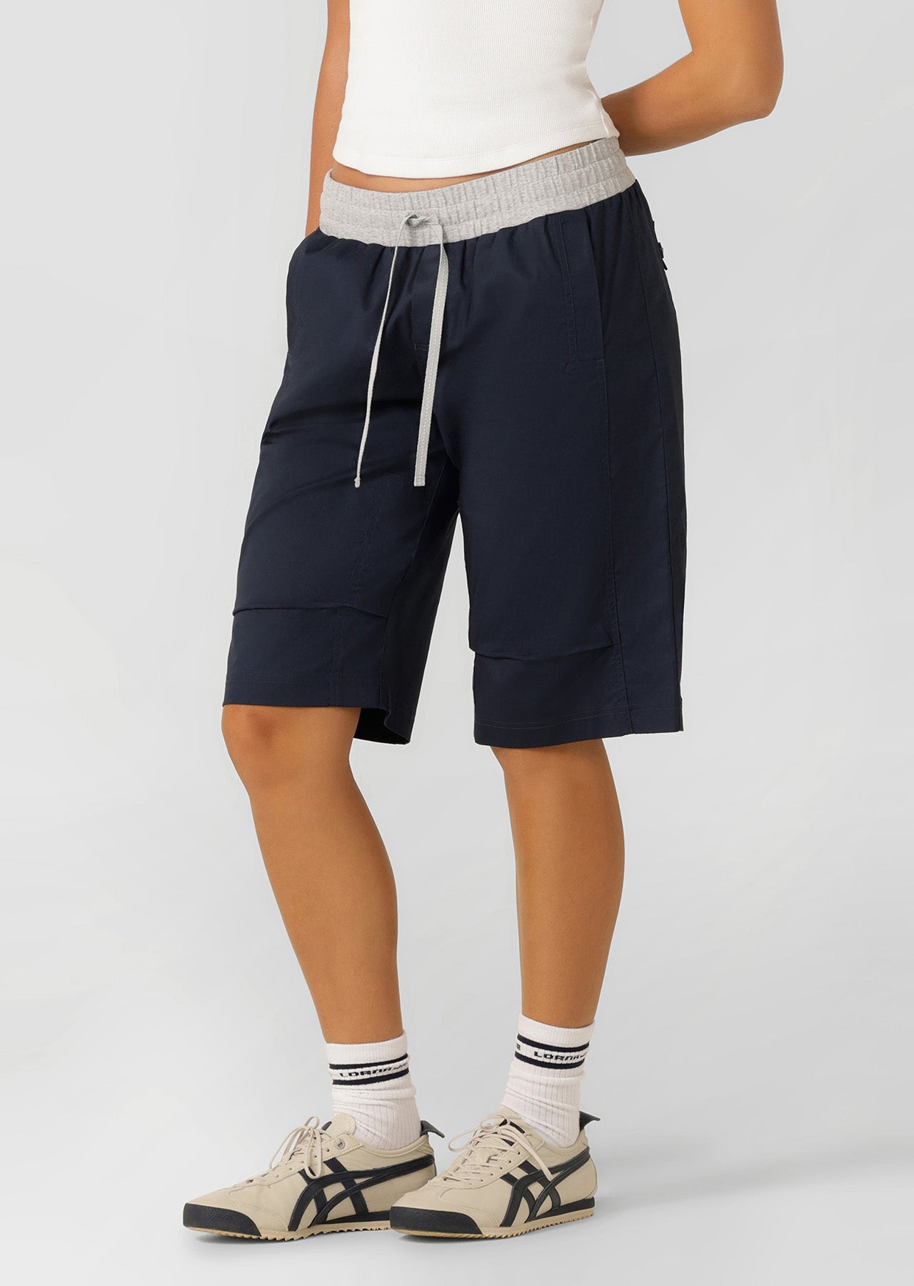 Lorna Jane Flashdance 3/4 Shorts - Platinum Navy