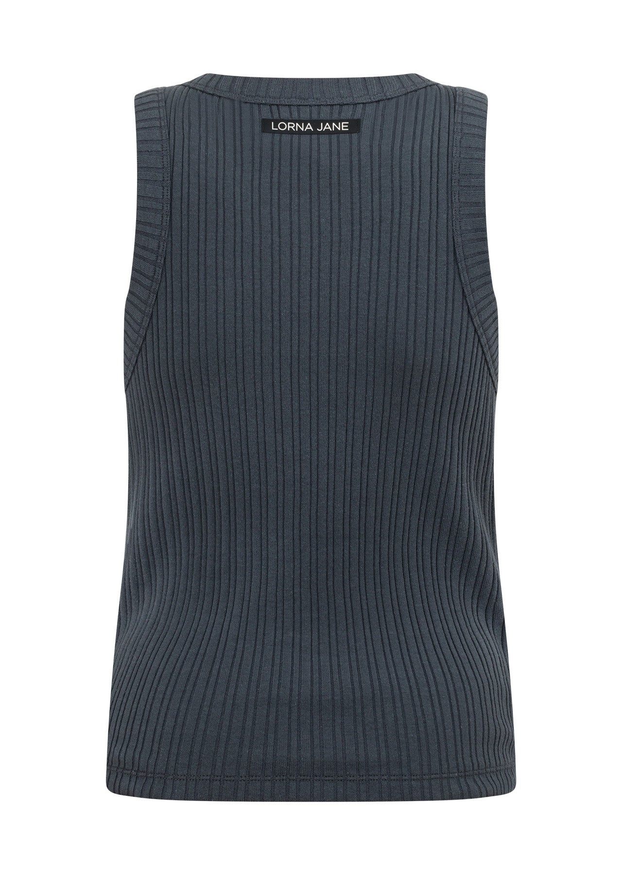 Lorna Jane Essential Wide Rib Tank - Titanium