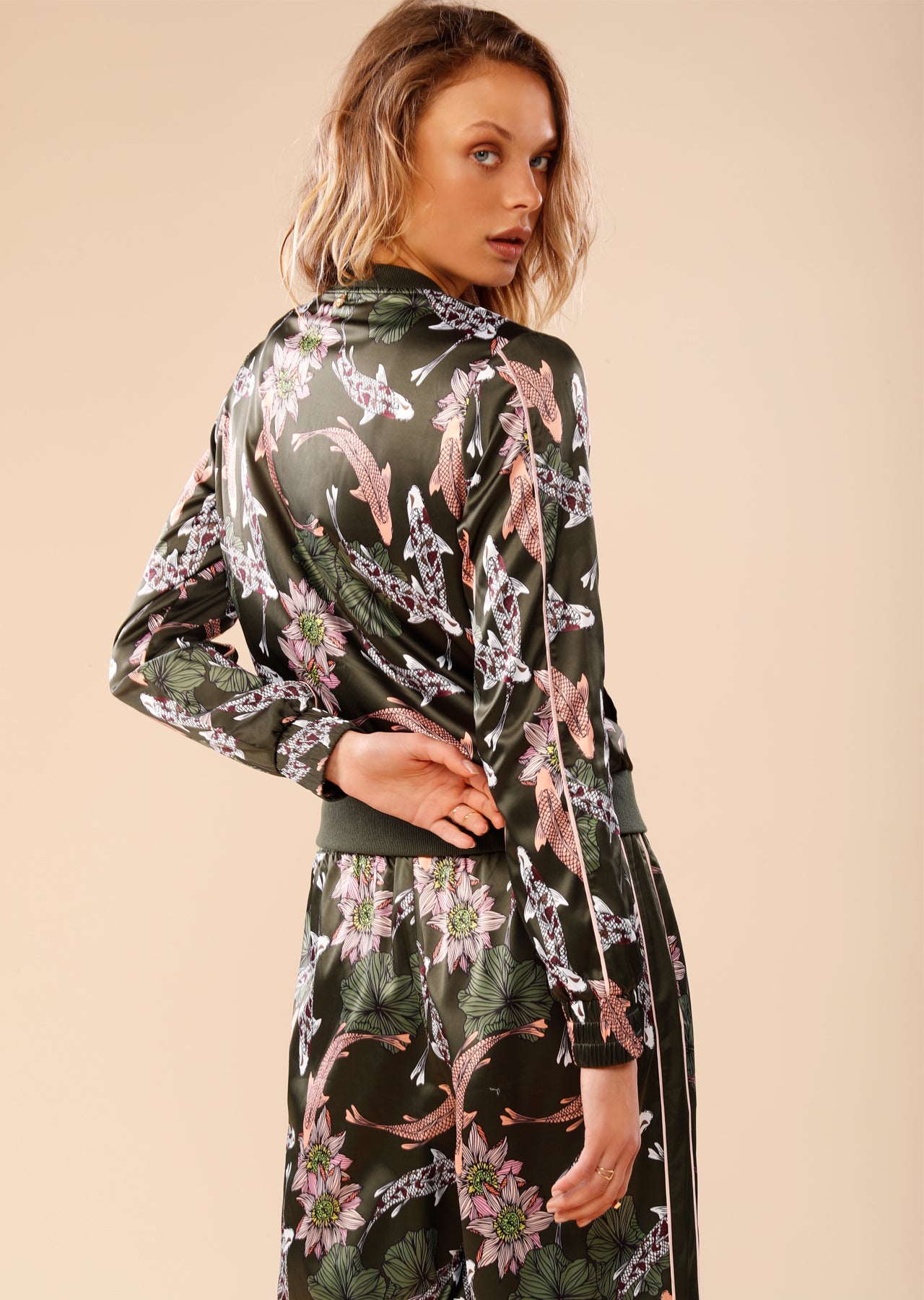 Lorna Jane Carpe Diem Bomber Jacket - Carpe Diem Print