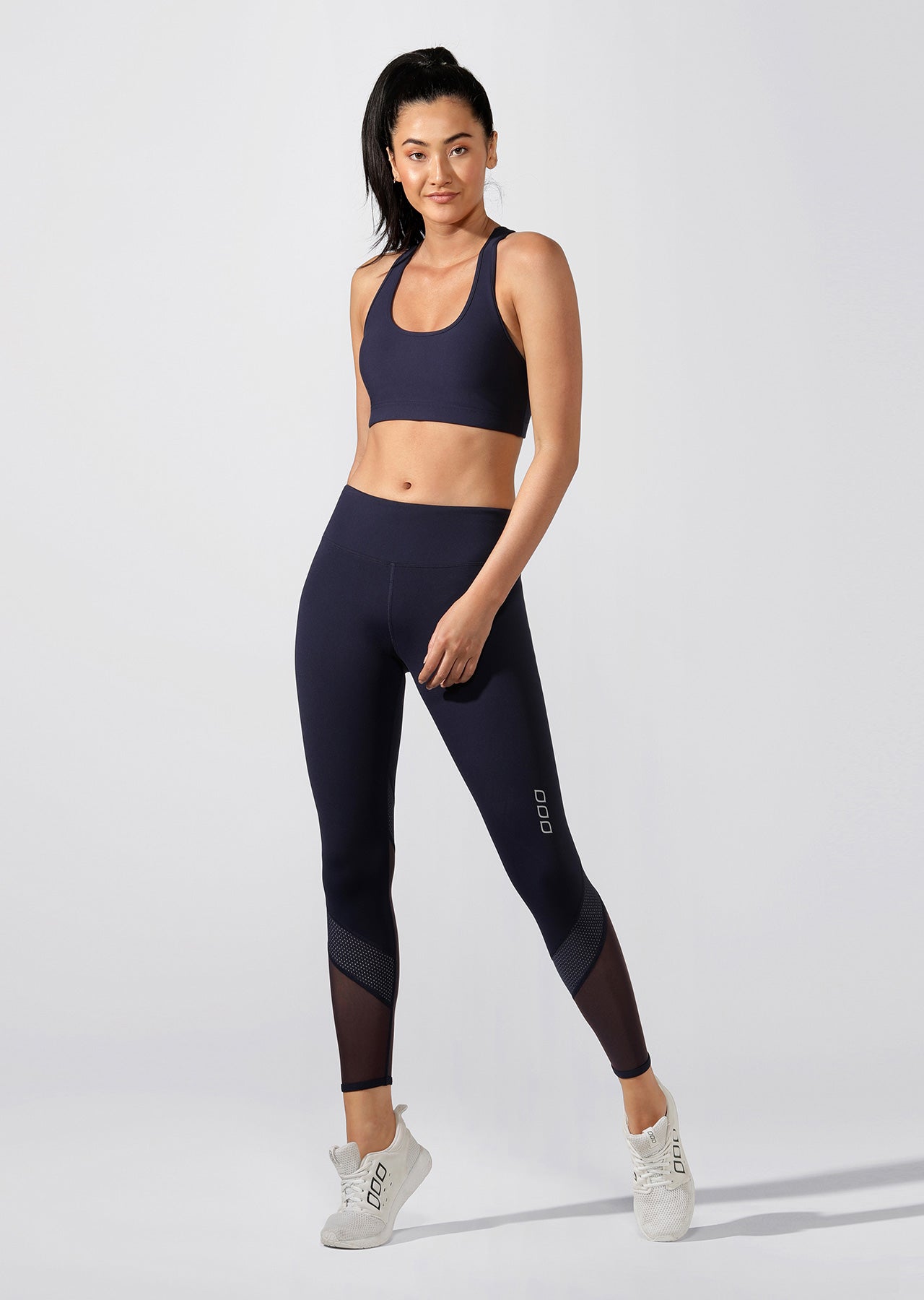 Lorna Jane Centric Active Core Ankle Biter Tight - French Navy
