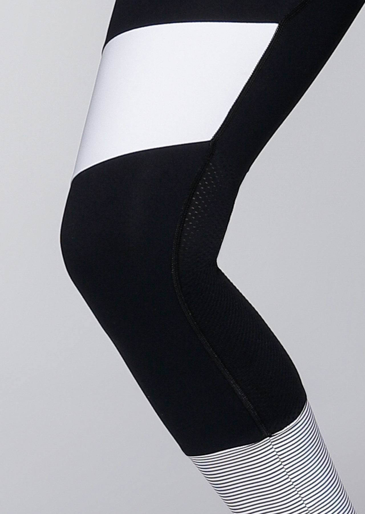 Lorna Jane Cha Cha Core F/L Tight - Black/White