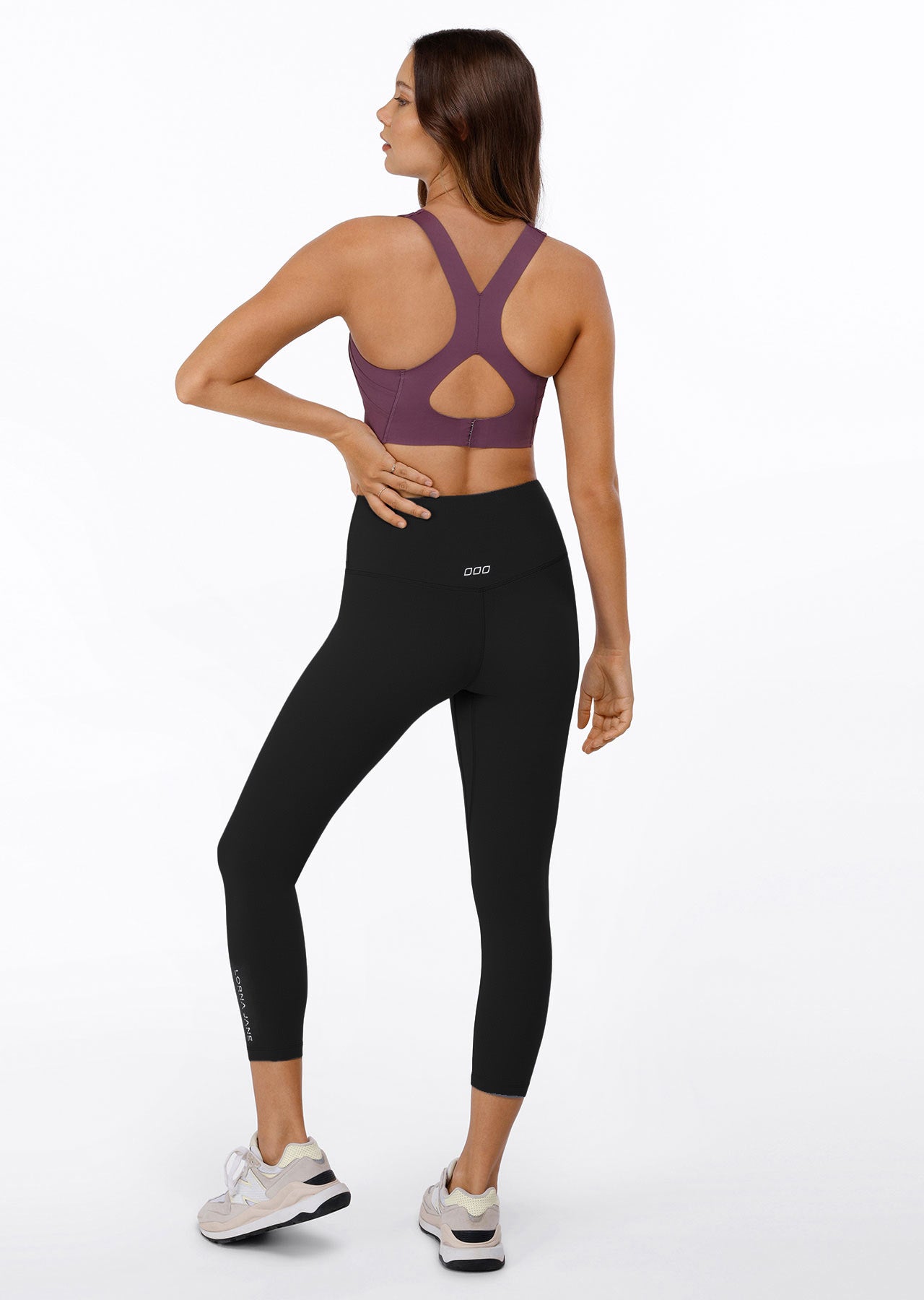 Lorna Jane Convex Compact Sports Bra - Soft Violet