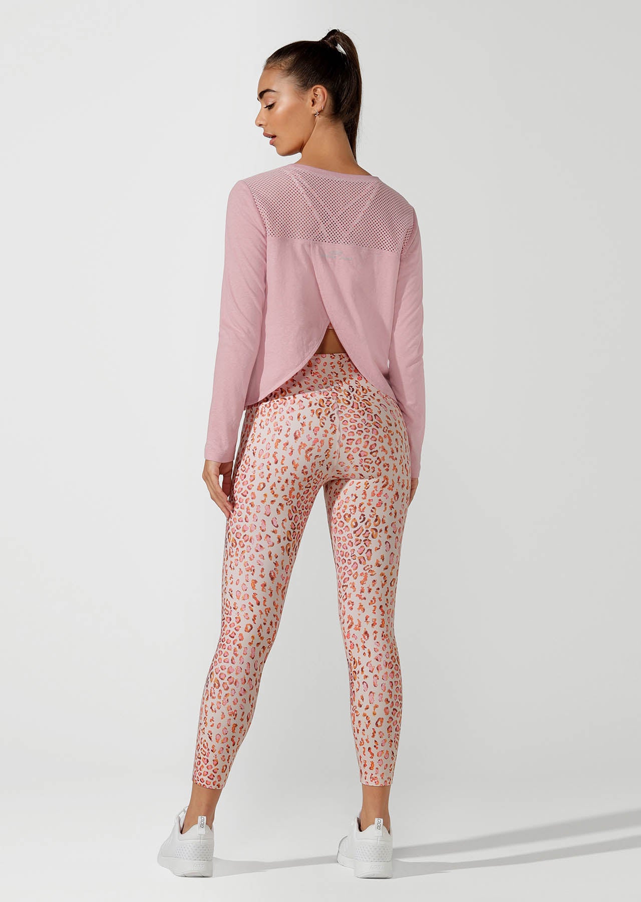 Lorna Jane Cover Up Cropped Lon - Dusty Rose