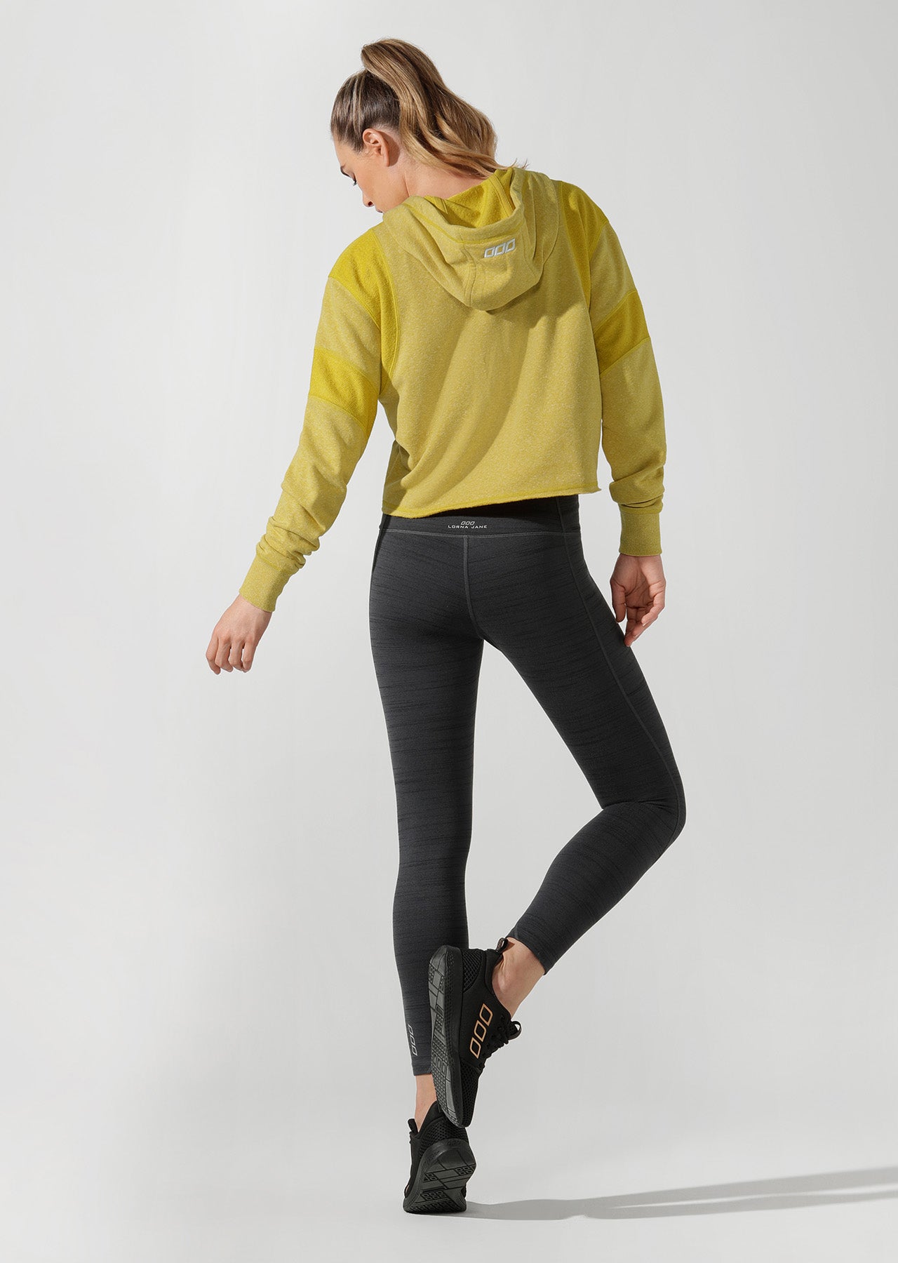 Lorna Jane Cozy Thermal Full Length Tight - Char Marl