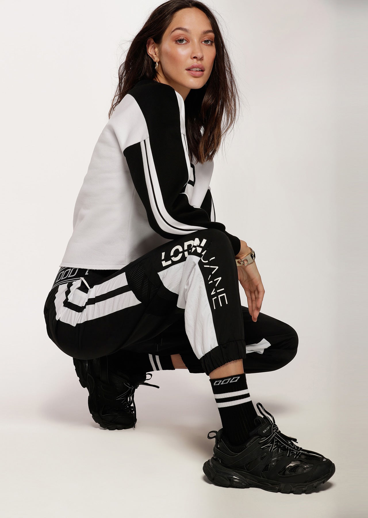 Lorna Jane Crew Socks - Black