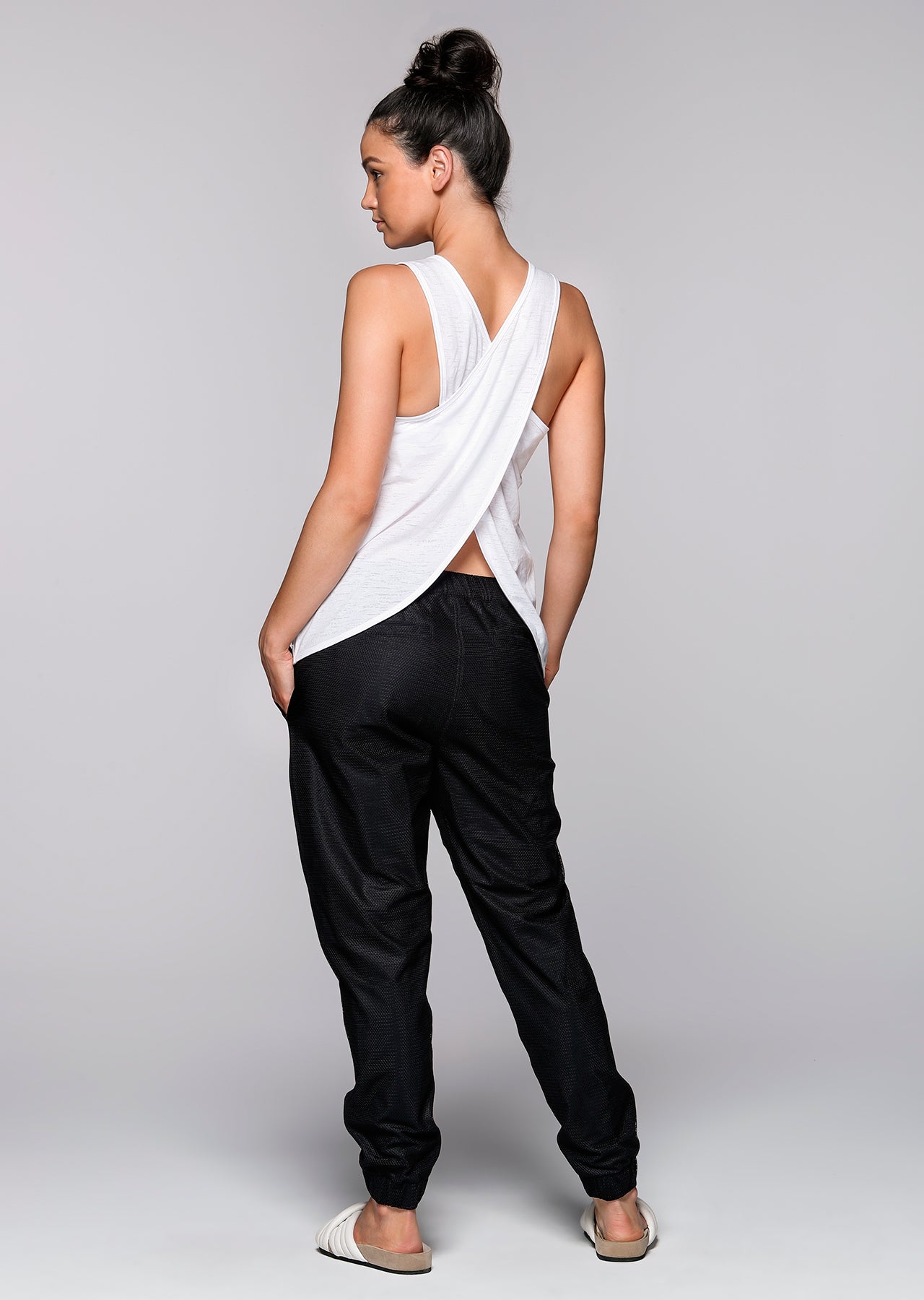 Lorna Jane Cross Over Tank - White