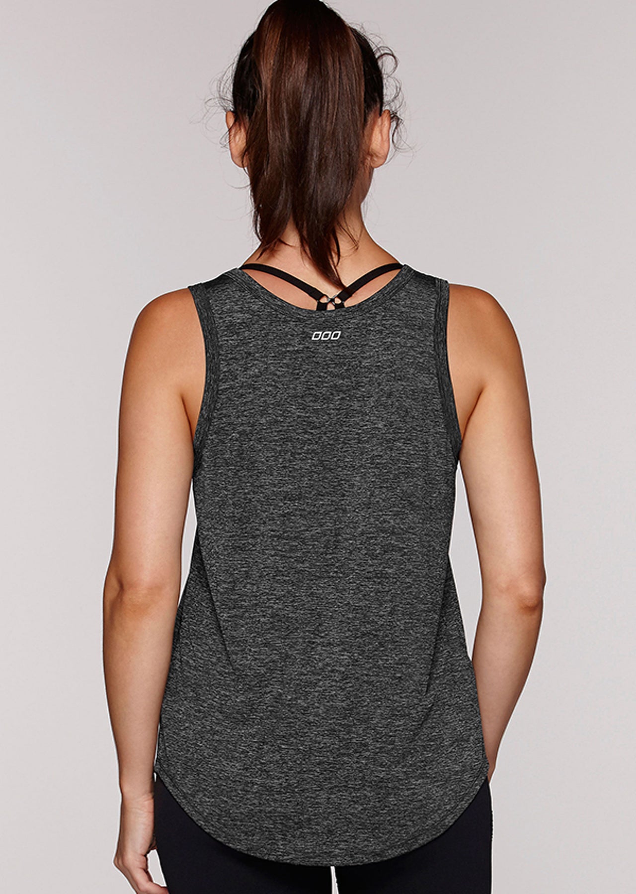 Lorna Jane Determined Active Tank - Black Marl
