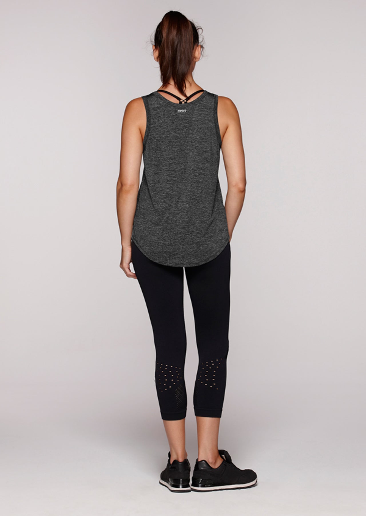 Lorna Jane Determined Active Tank - Black Marl