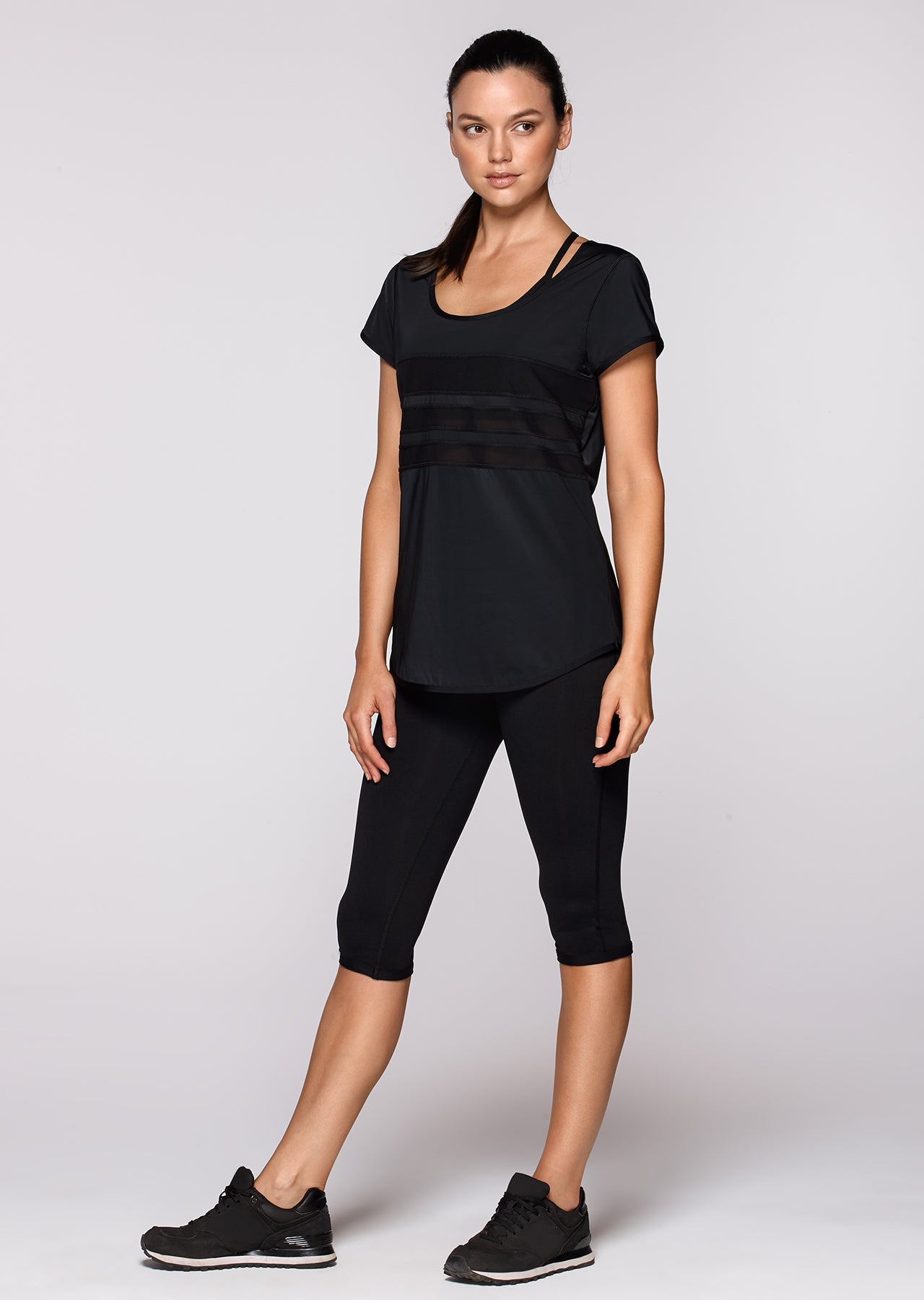 Lorna Jane Ebony Excel T-Shirt - Black