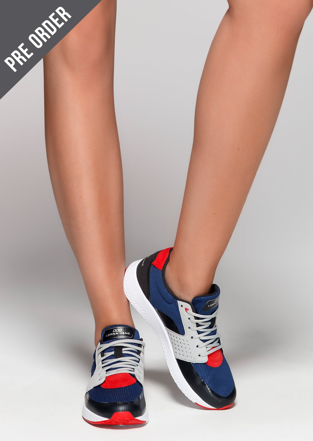 Lorna Jane Elevate 18 - Navy/Red/Grey