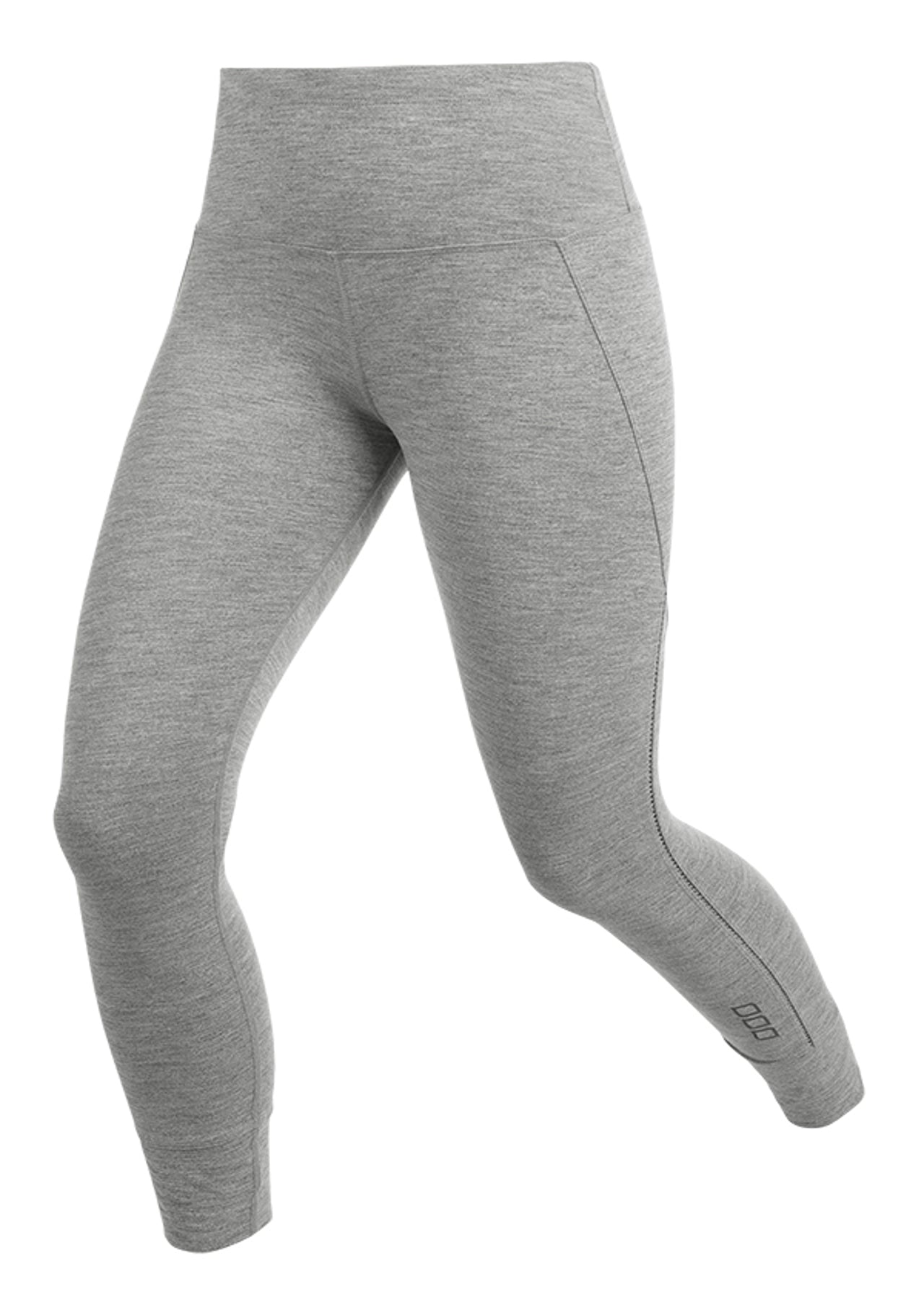 Lorna Jane Harley Core Ankle Biter Tight - Mid Grey Marl Stripe
