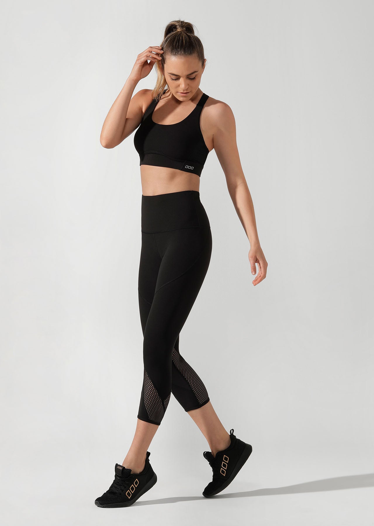 Lorna Jane High Impact Sports Bra - Black