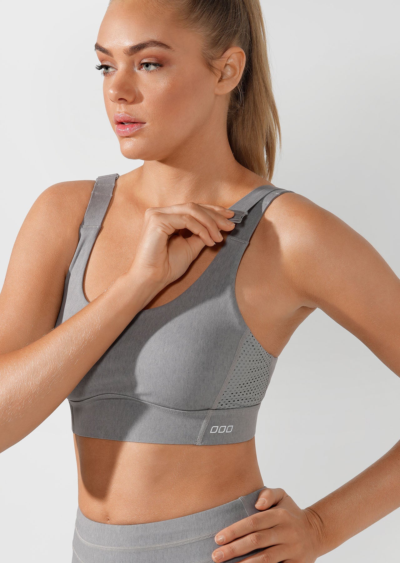 Lorna Jane High Impact Sports Bra - Nu Grey Marl