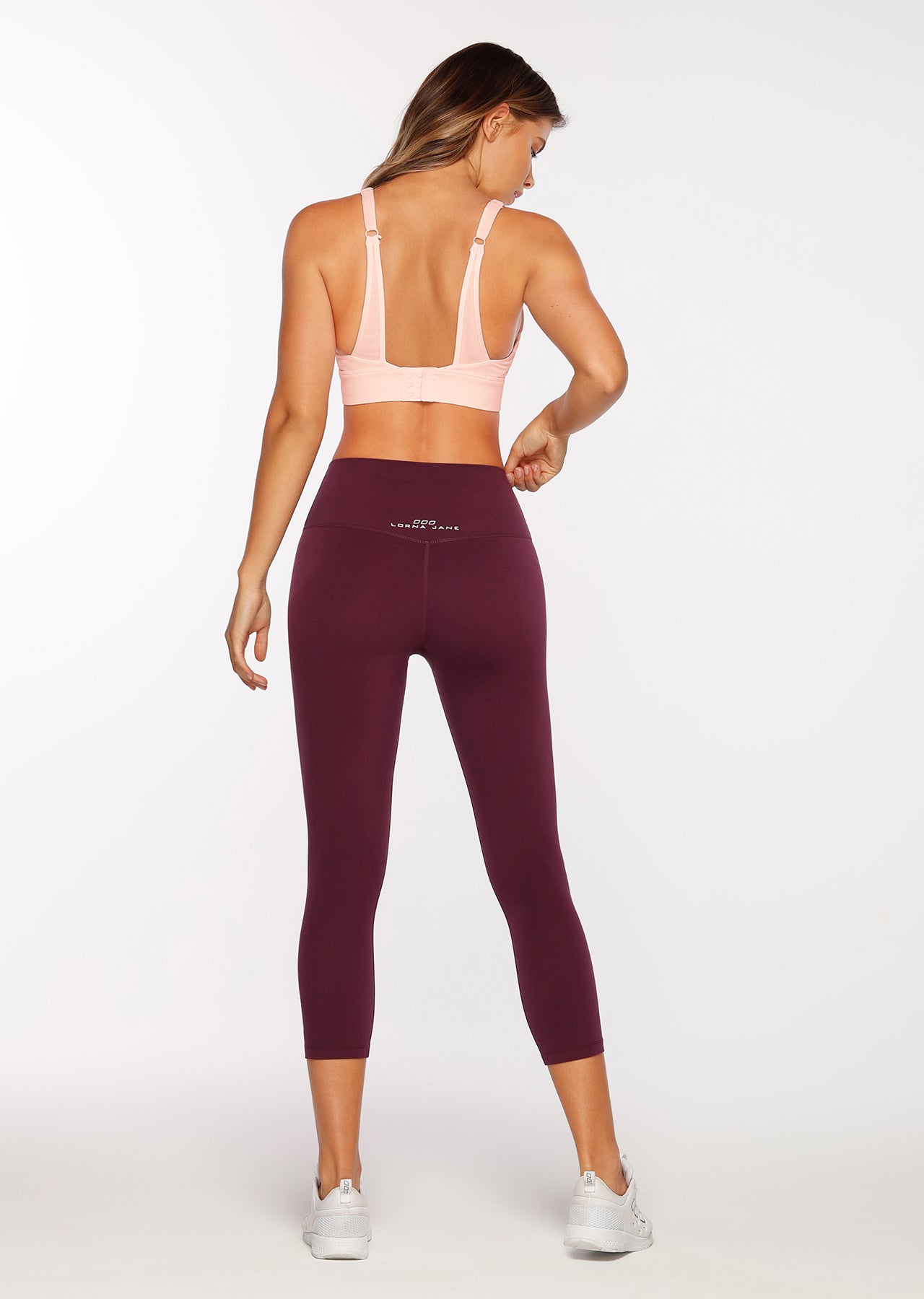 Lorna Jane High Intensity Sports Bra - Dusty Pink