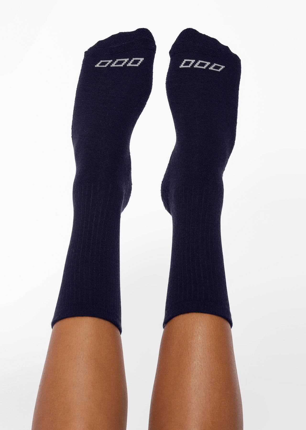Lorna Jane Merino Wool Blend Quarter Crew Socks - French Navy