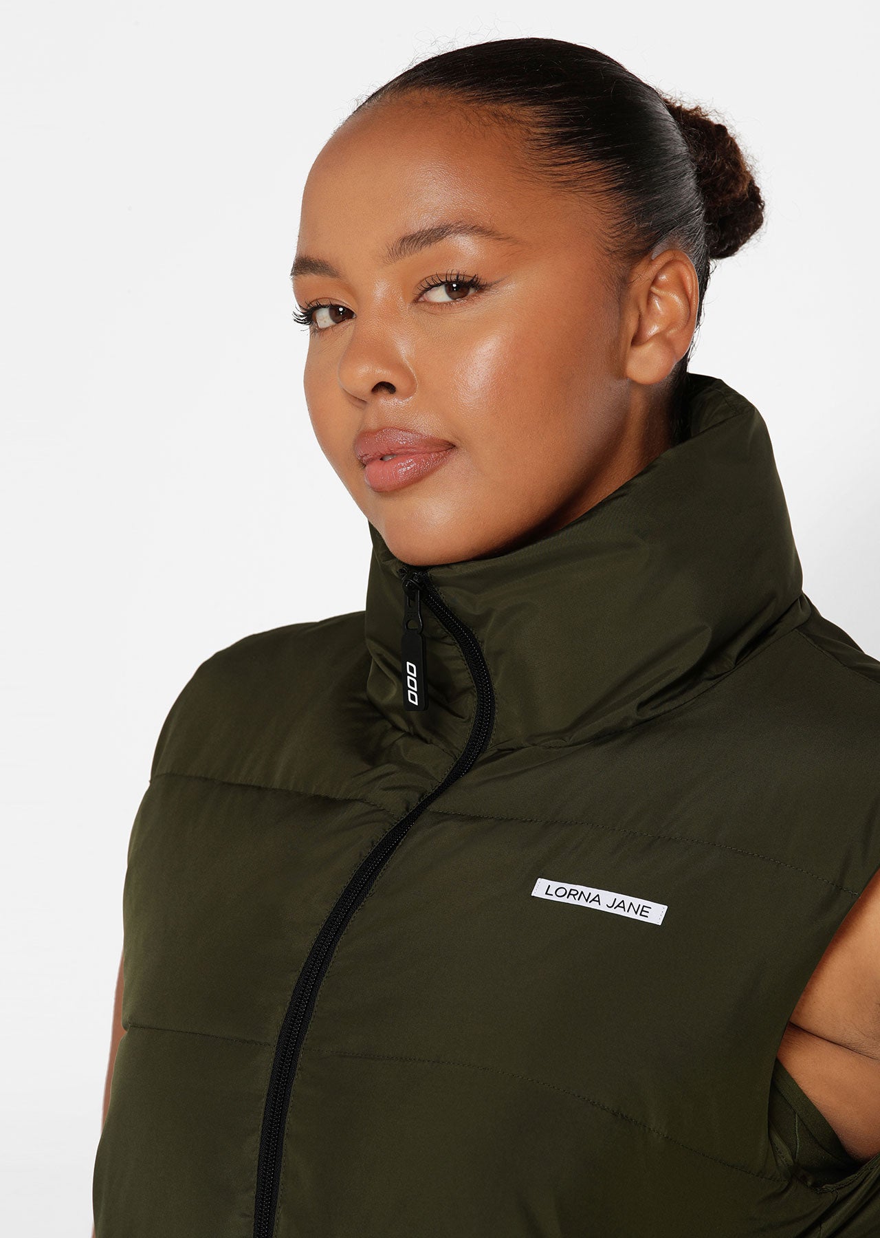 Lorna Jane Motion Puffer Vest - Luxury Green