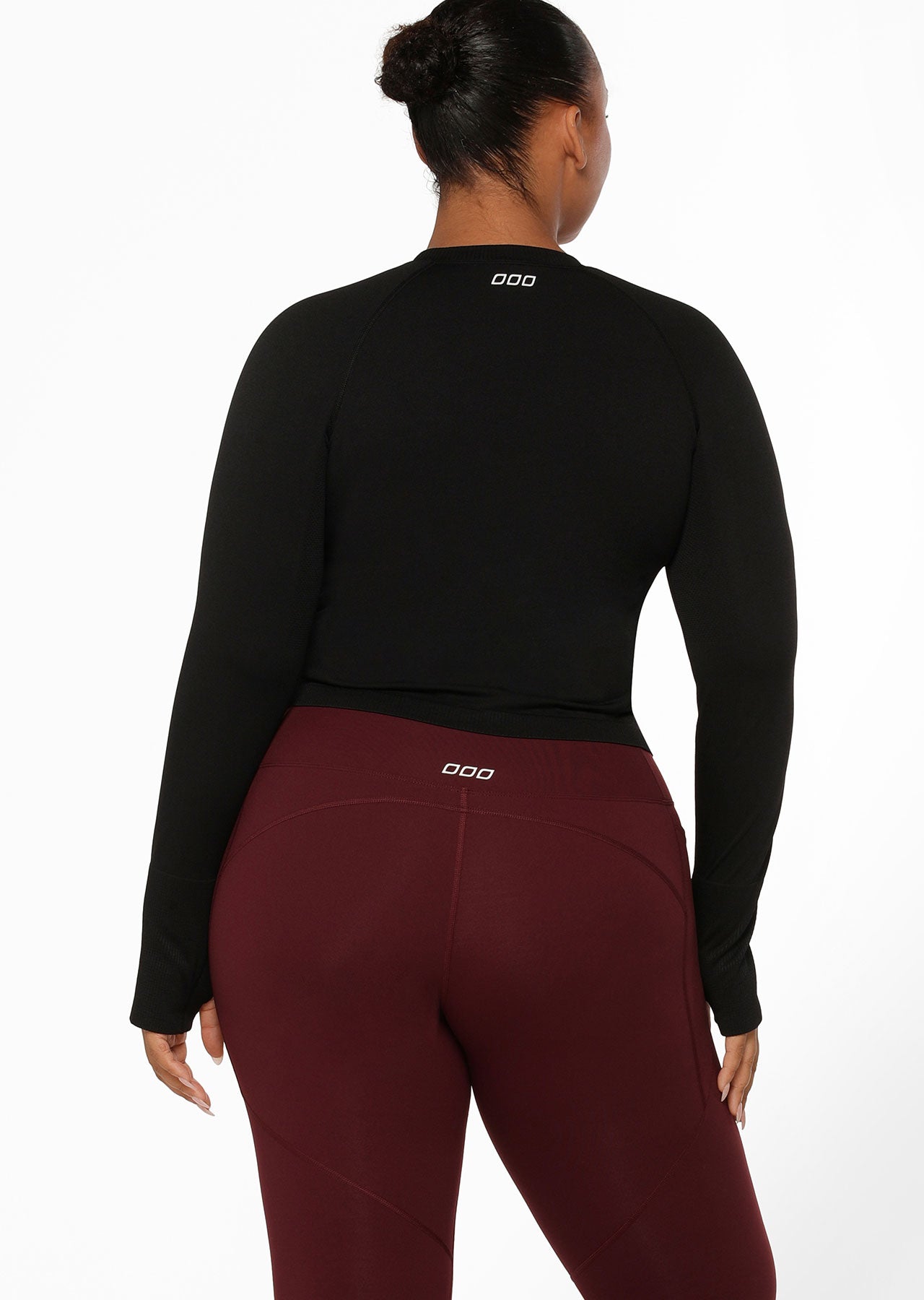 Lorna Jane Energised Seamless Long Sleeve Top - Black