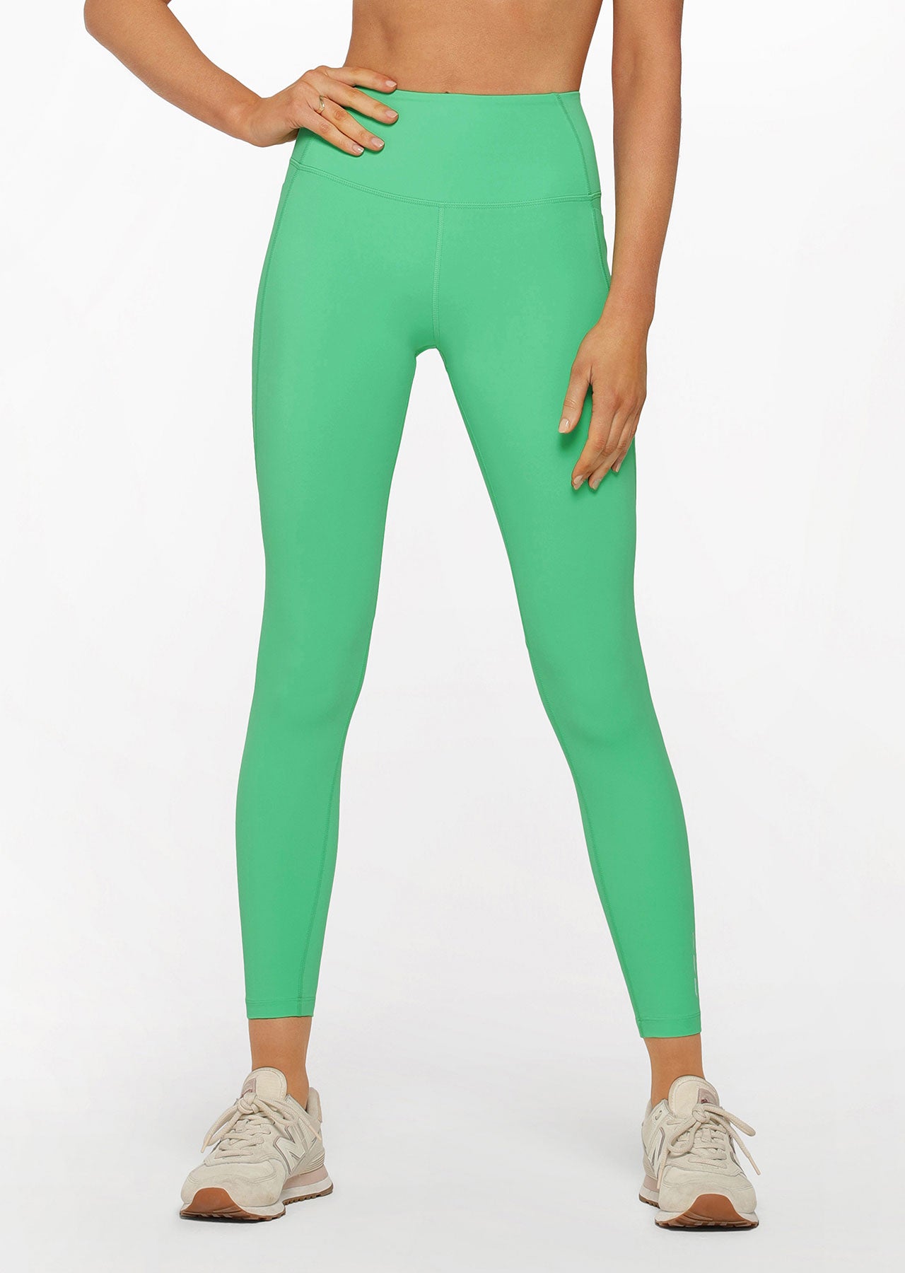 Lorna Jane Ruched Booty Full Length Leggings - Apple Sorbet