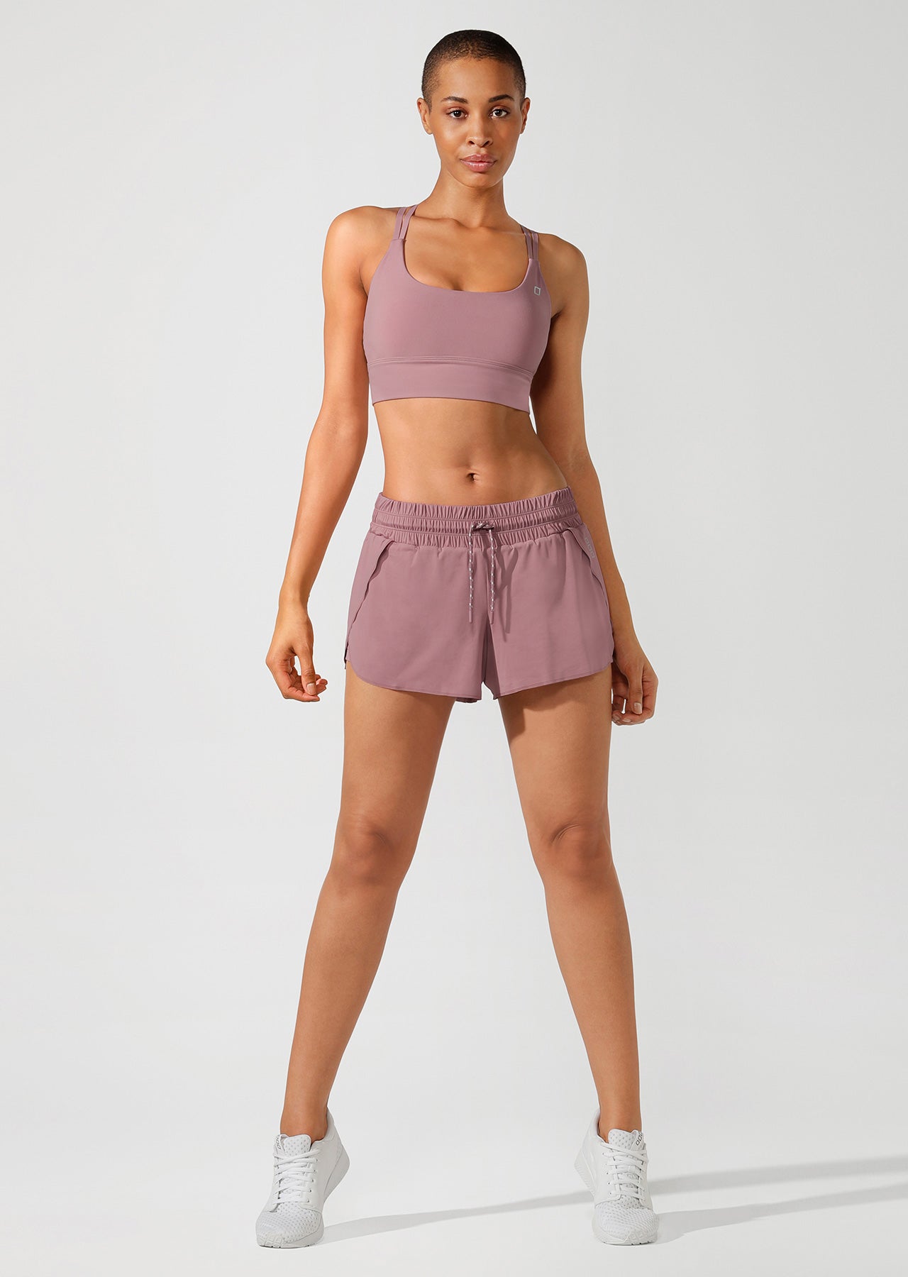Lorna Jane Invisible Feel Run Short - Pale Mauve