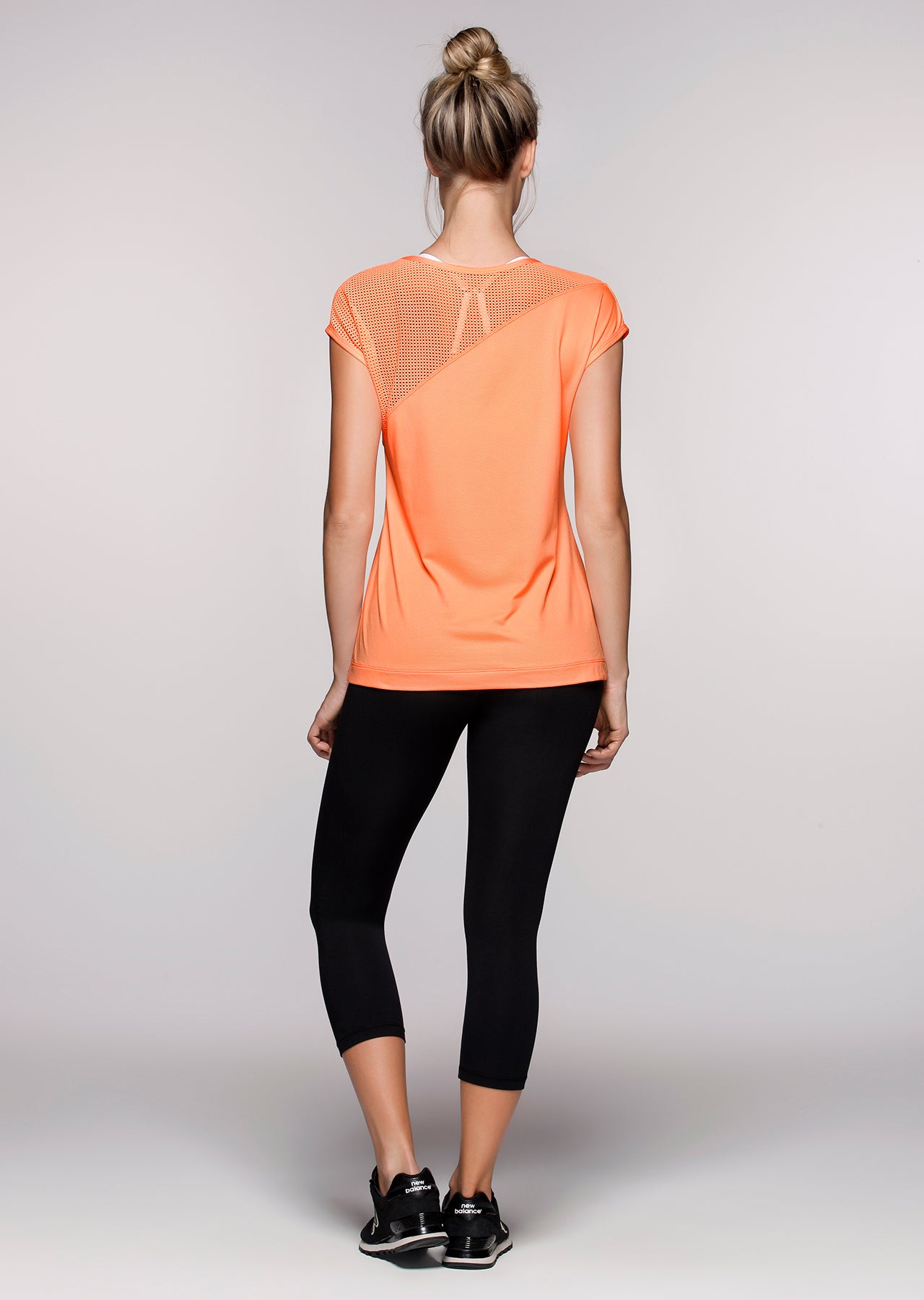 Lorna Jane Jordyn Excel Tee - Hot Apricot