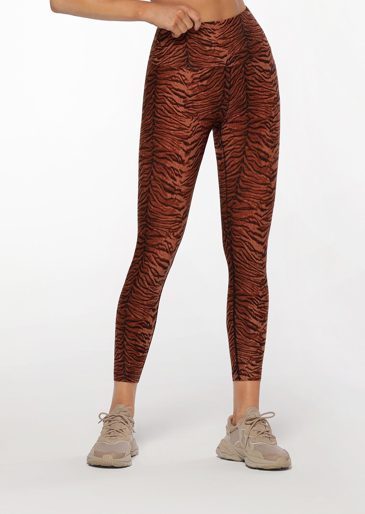Lorna Jane Jungle Cat Core Ankle Biter Leggings - Jungle Cat Print