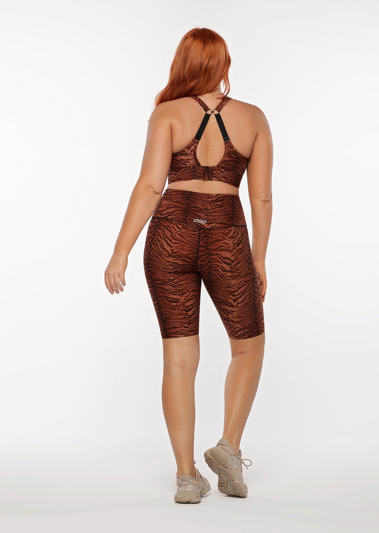 Lorna Jane Jungle Cat Midi Bike Shorts - Jungle Cat Print