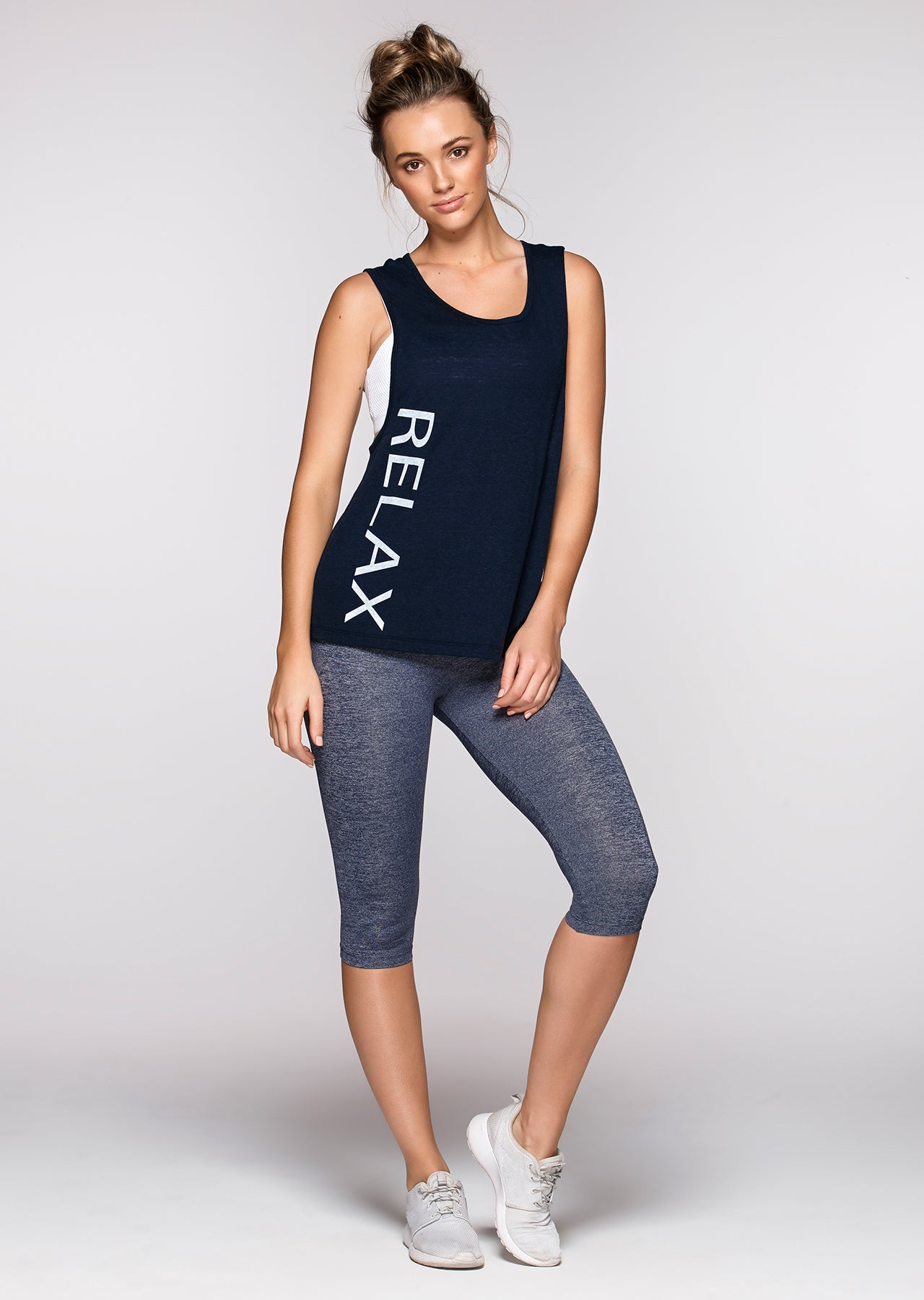 Lorna Jane Just Relax Tank - Ink