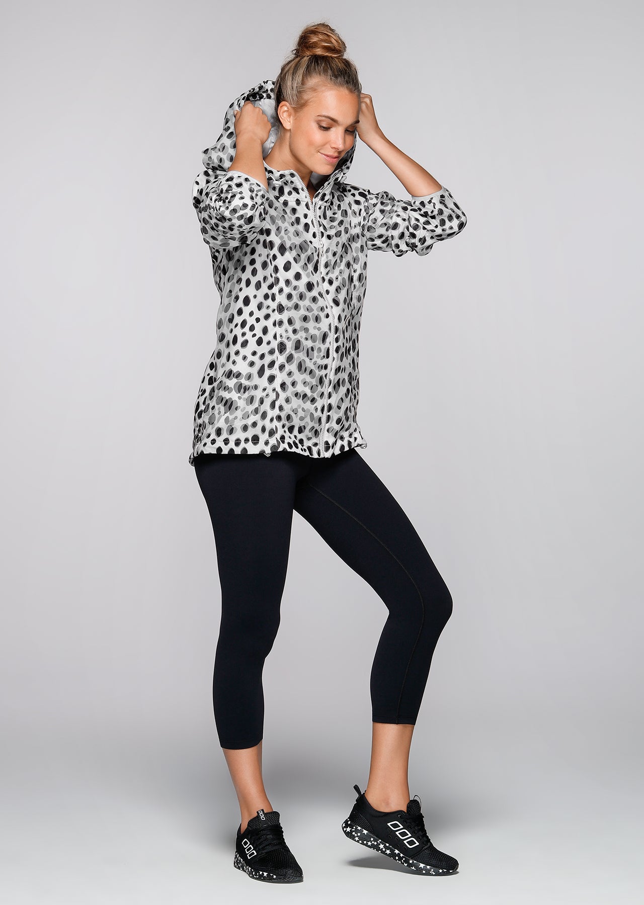 Lorna Jane Leo Zip Through Jacket - Leo Print
