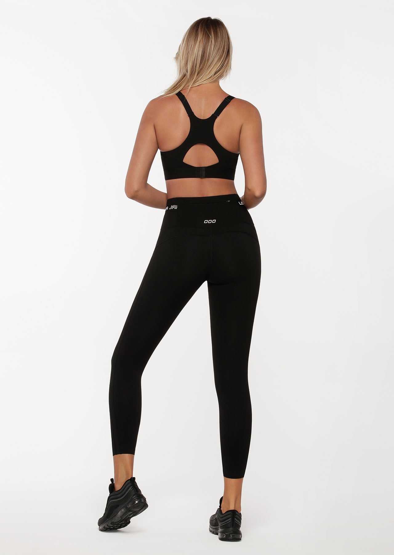 Lorna Jane Level Up Ankle Biter Leggings - Black