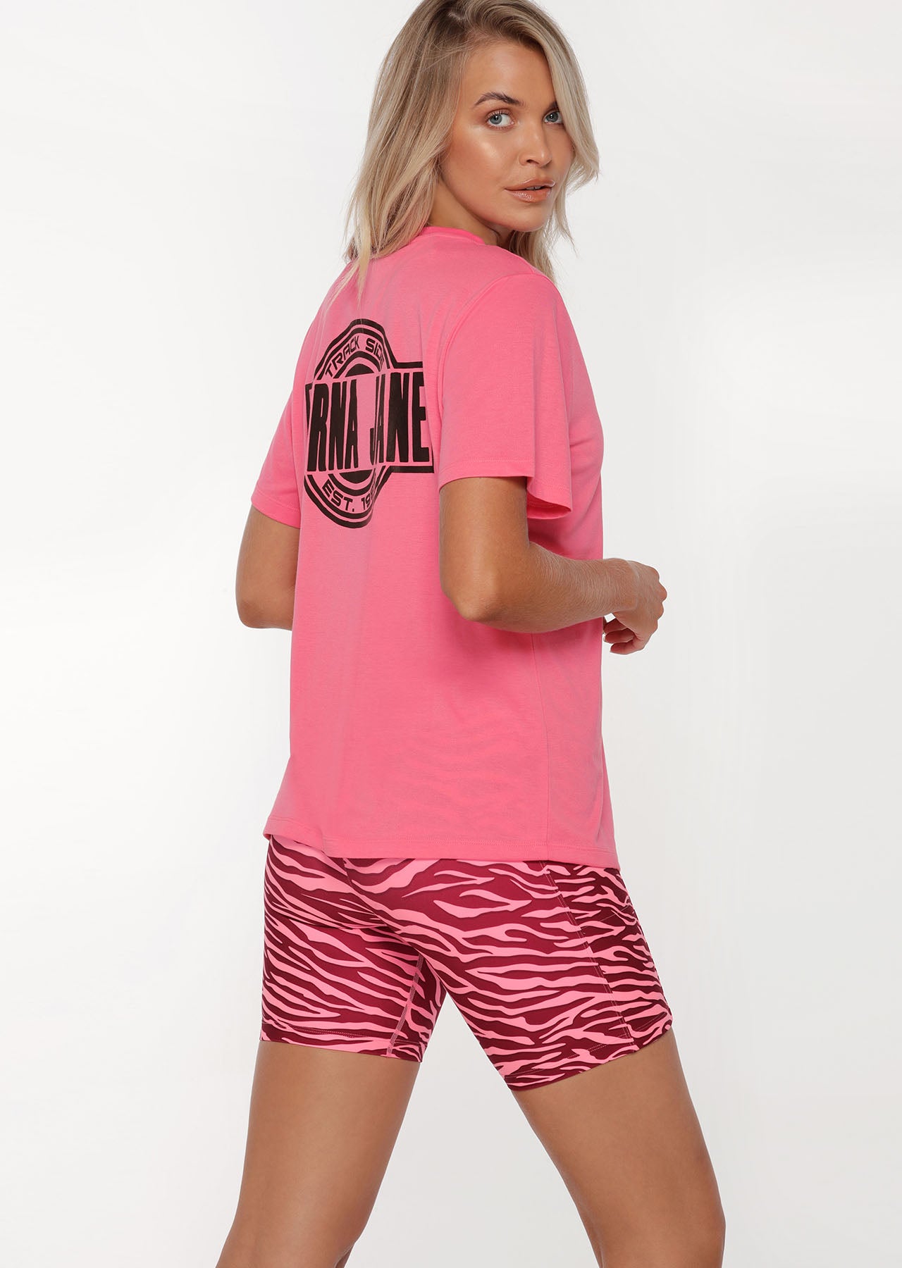Lorna Jane Level Up Core Tee - Fiesta