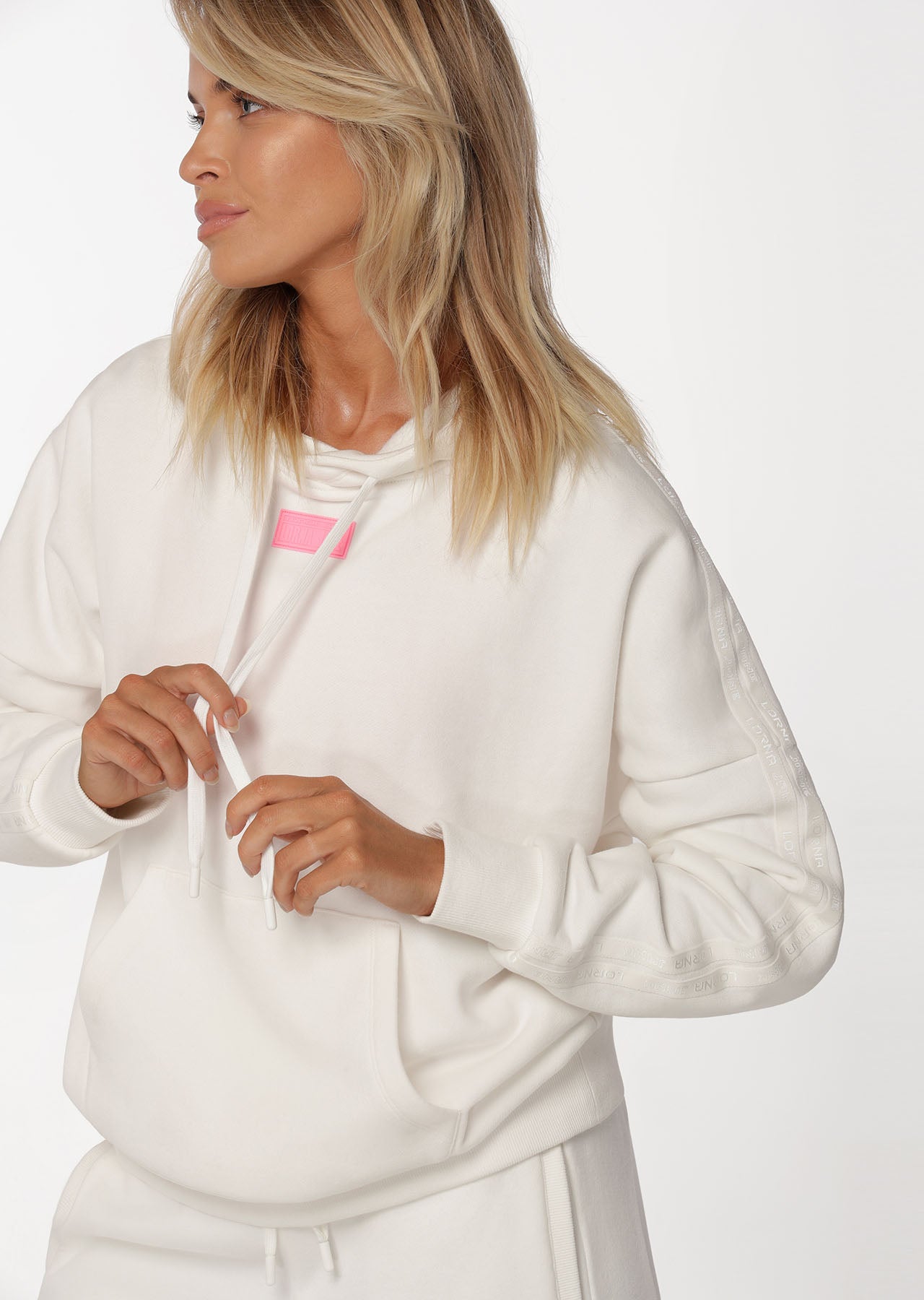 Lorna Jane Level Up Hoodie - Porcelain