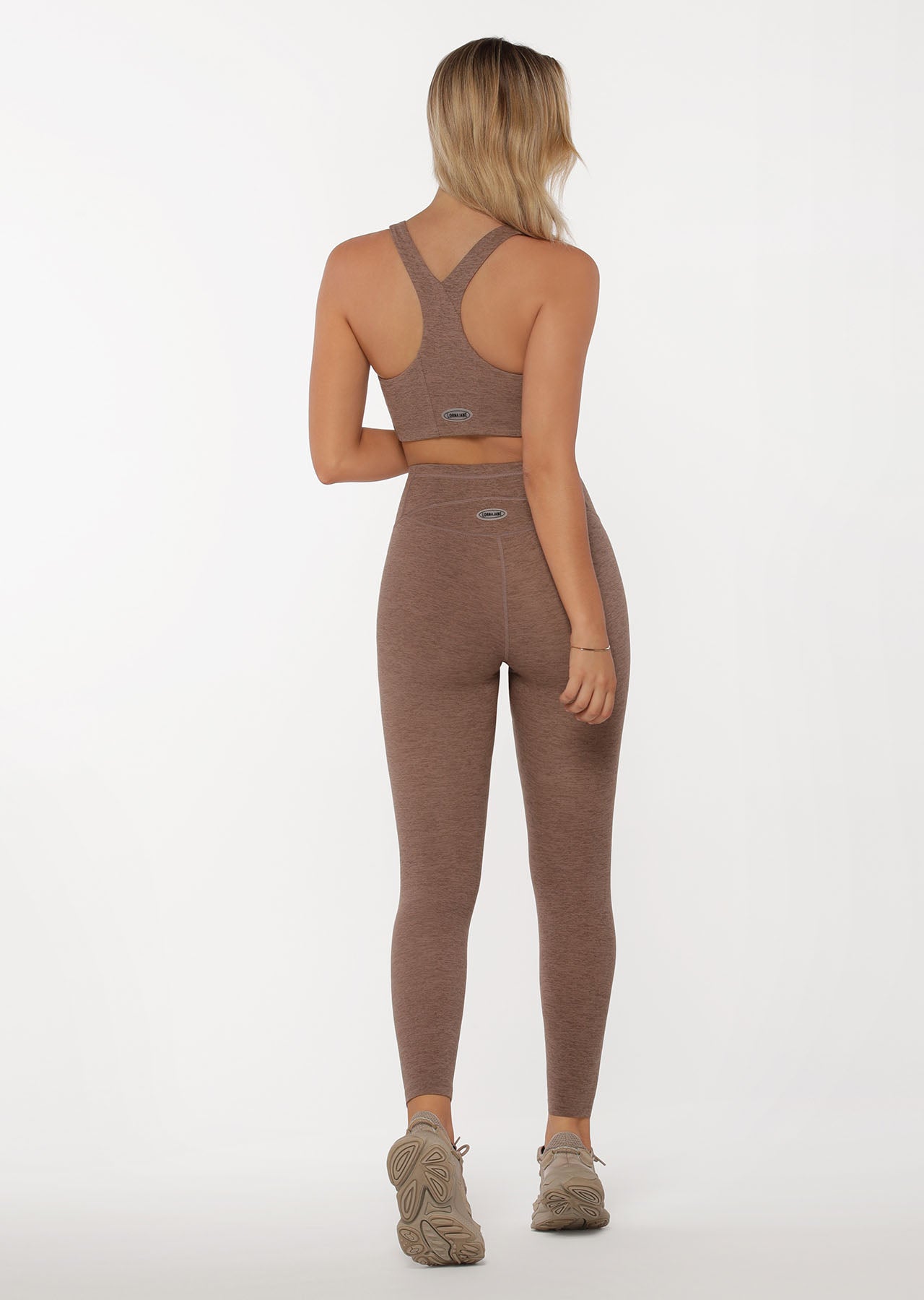 Lorna Jane Lifted Sports Bra - Bone Marl