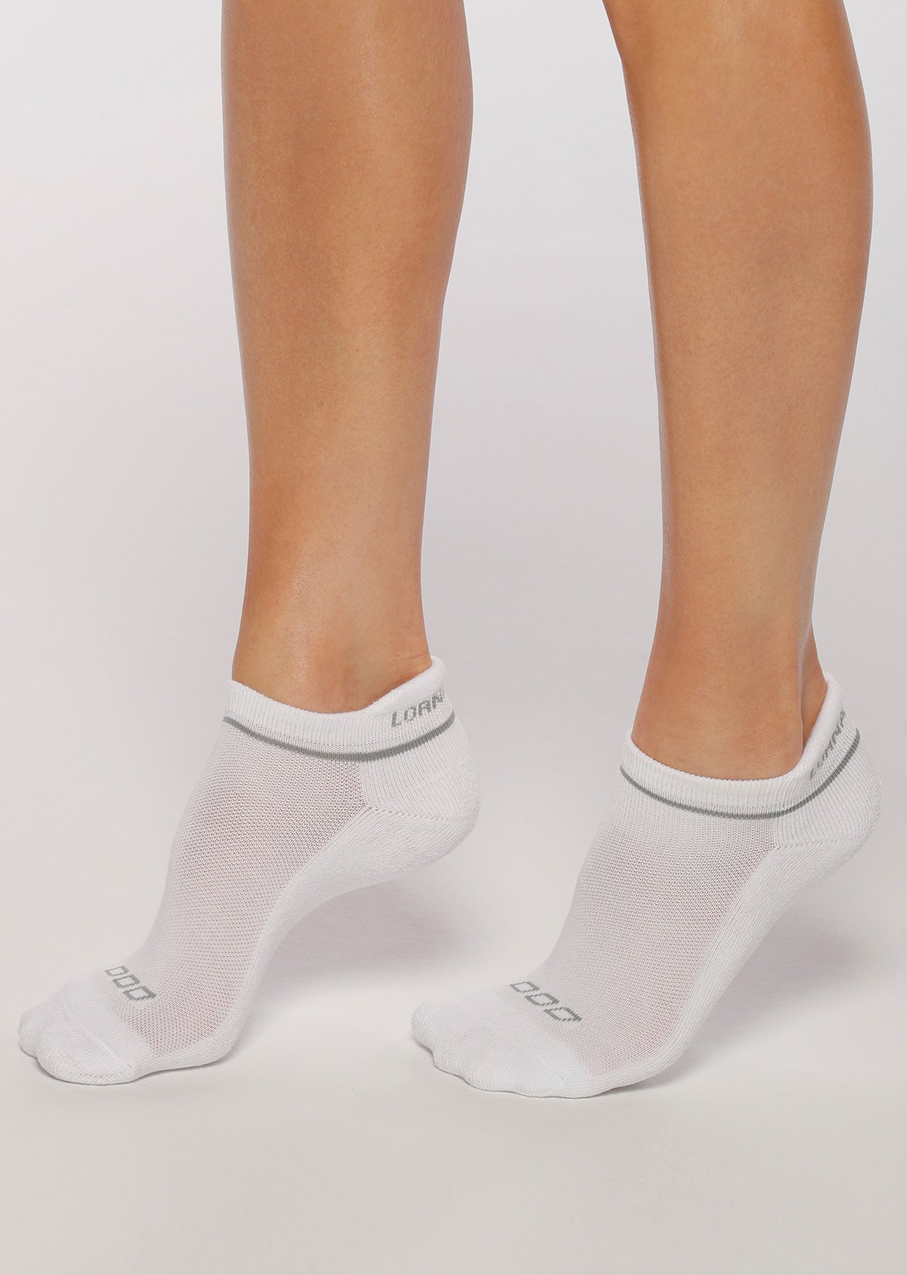 Lorna Jane LJ Running Socks - White/Nu Grey