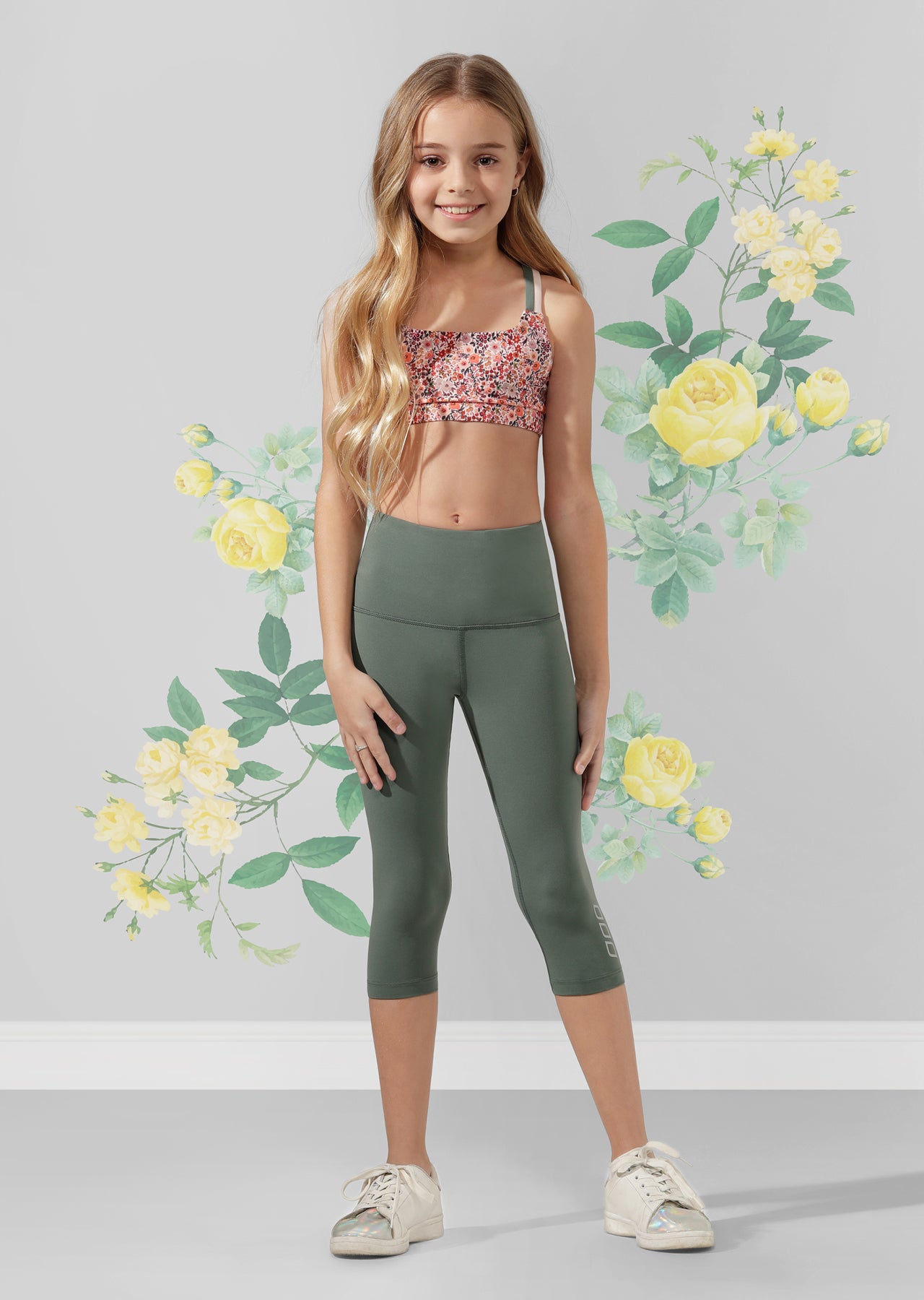 Lorna Jane Lotus 3/4 Tight - Military