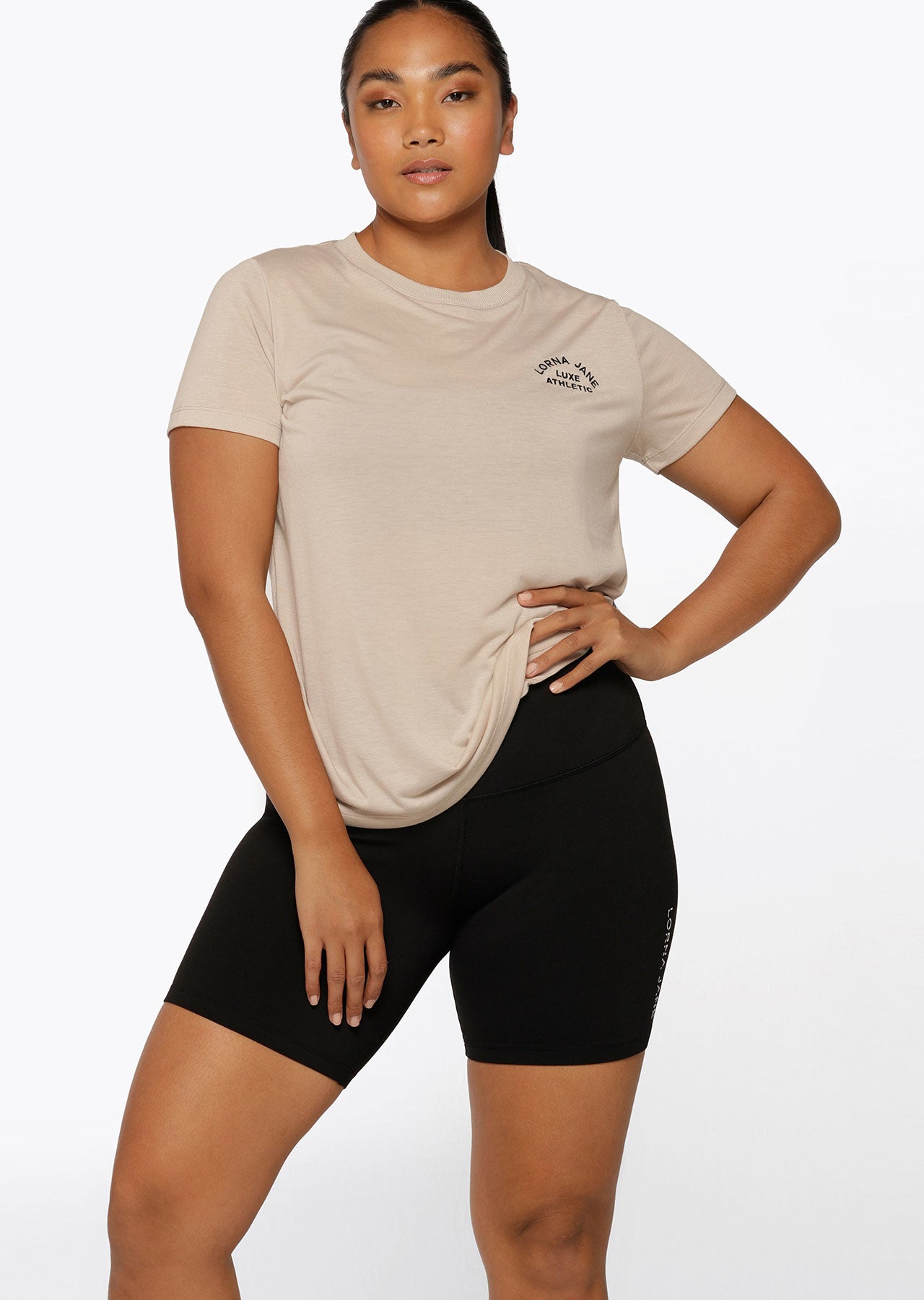 Lorna Jane Lotus T-Shirt - Off White