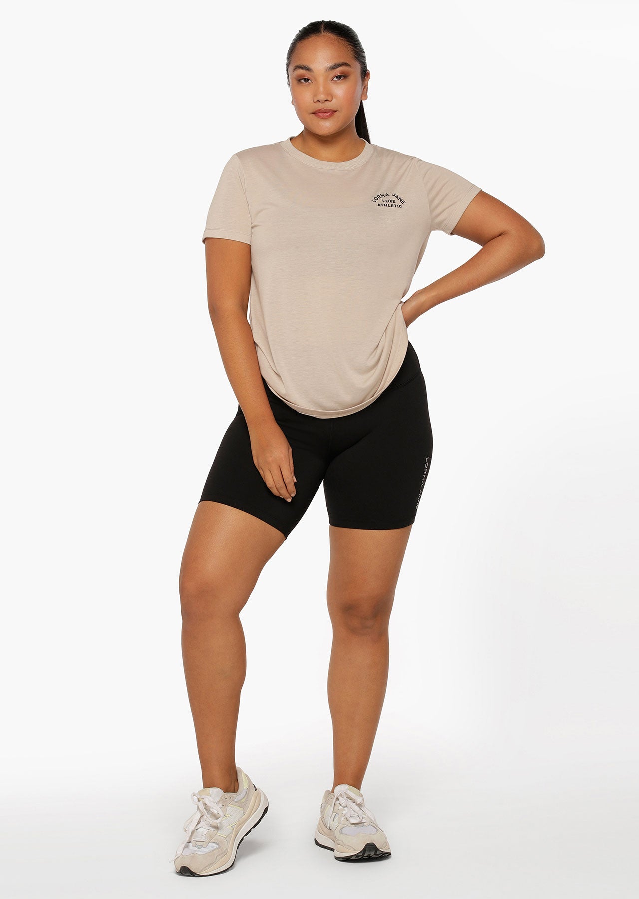 Lorna Jane Lotus T-Shirt - Off White