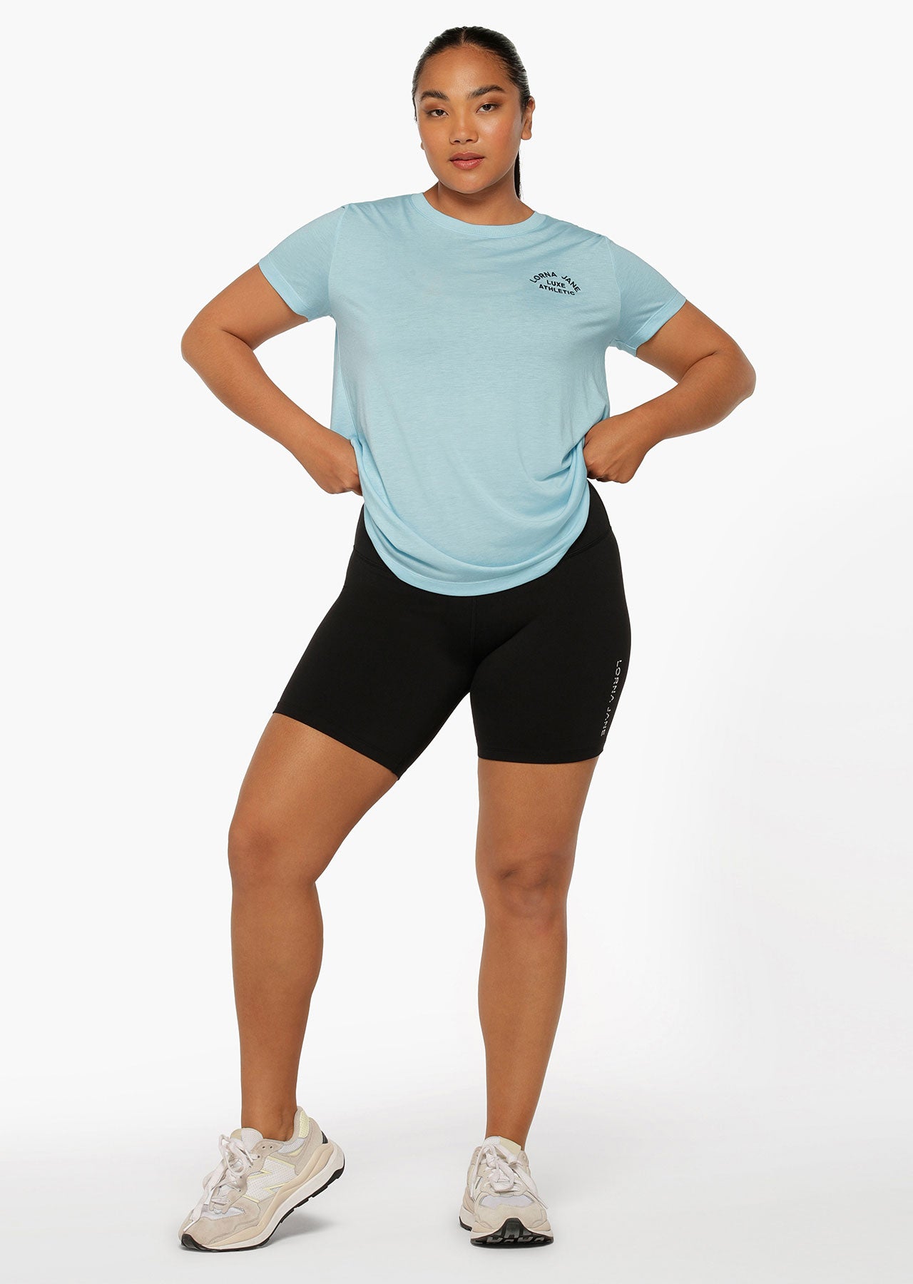 Lorna Jane Lotus T-Shirt - Blue Sky