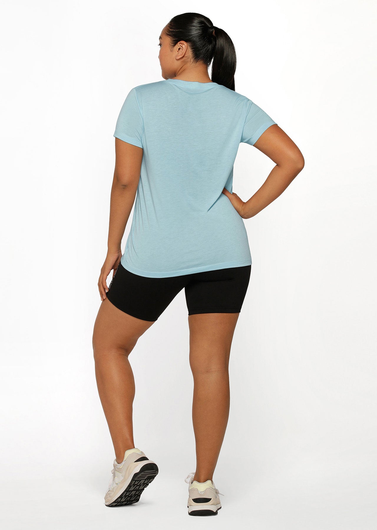 Lorna Jane Lotus T-Shirt - Blue Sky