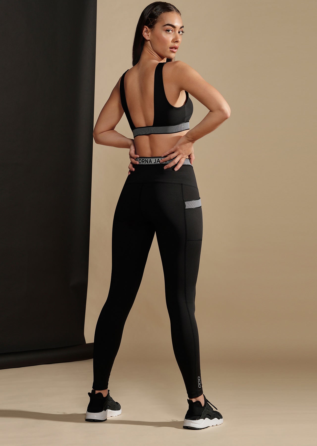 Lorna Jane Luxe Shine Full Length Tight - Black