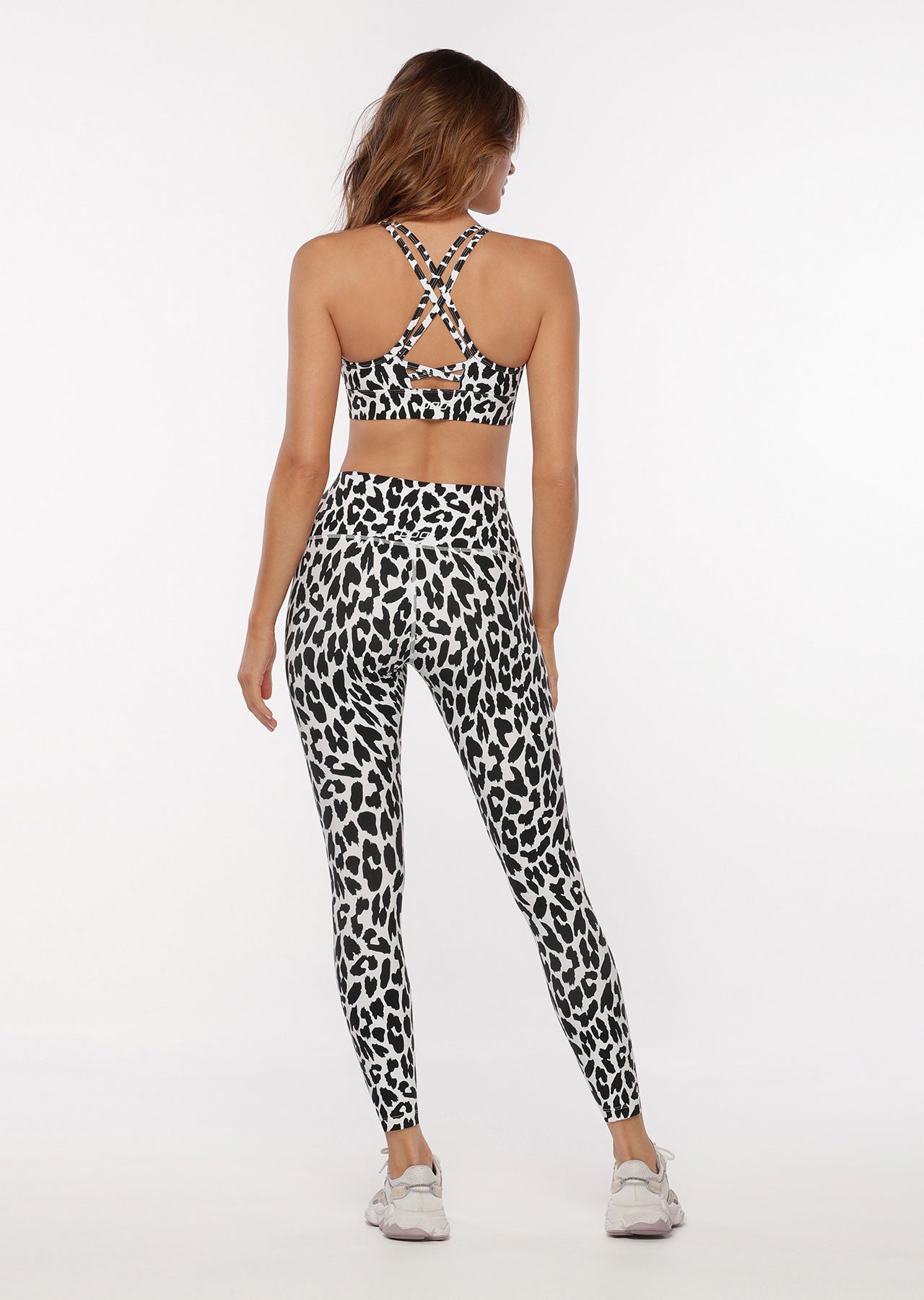 Lorna Jane Lynx Excel Ankle Biter Leggings - Lynx Print