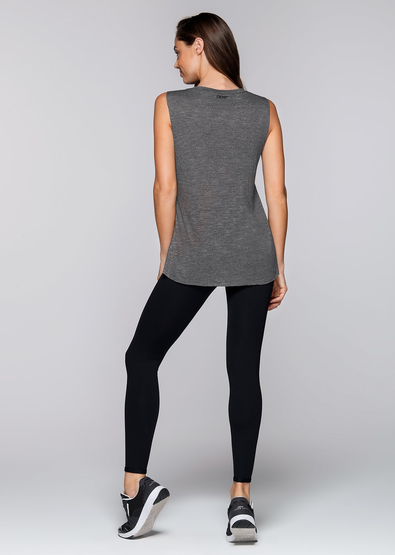 Lorna Jane Mae Casual Tank - Char Marl