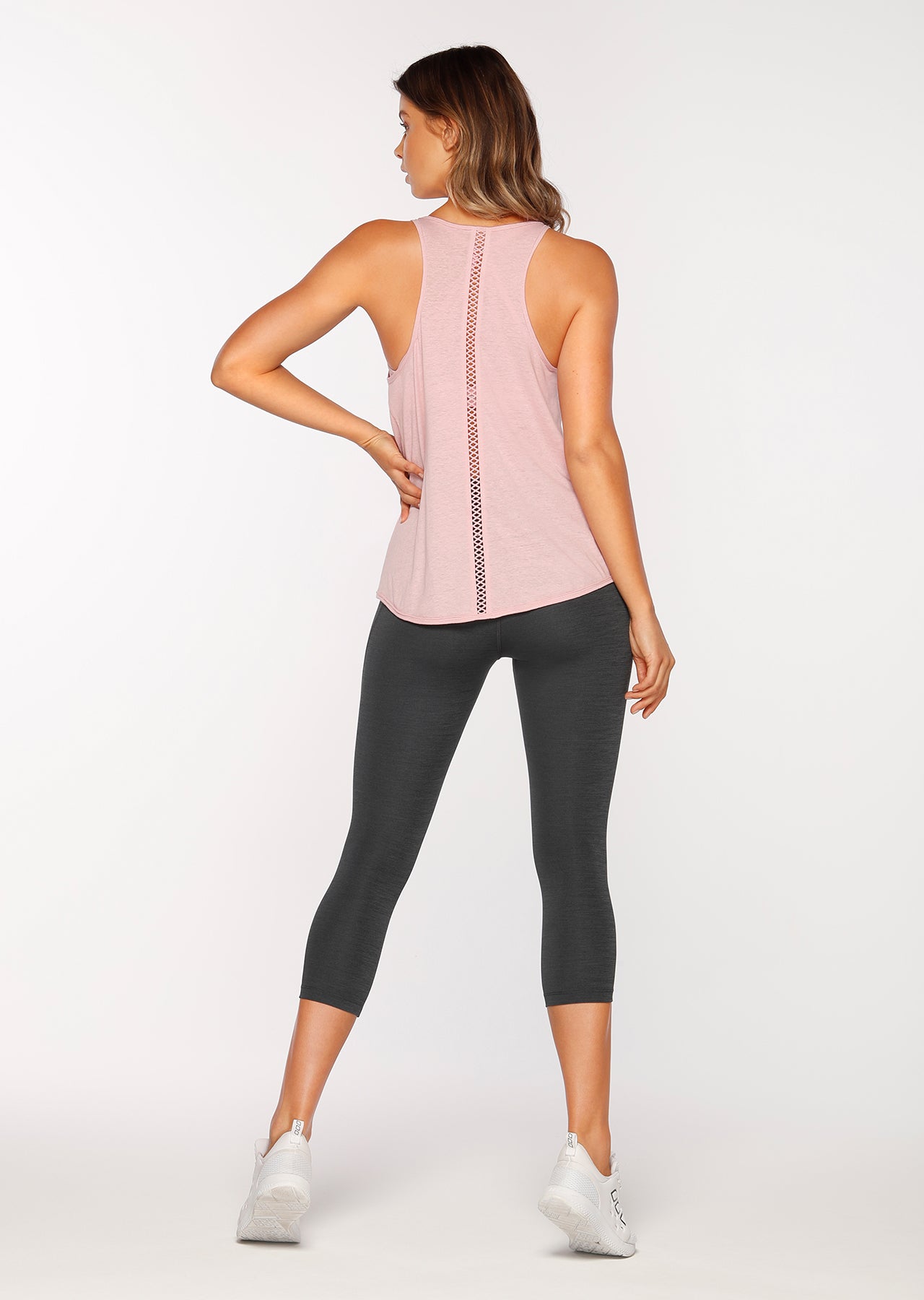 Lorna Jane Malibu Lightweight Tank - Dusty Rose
