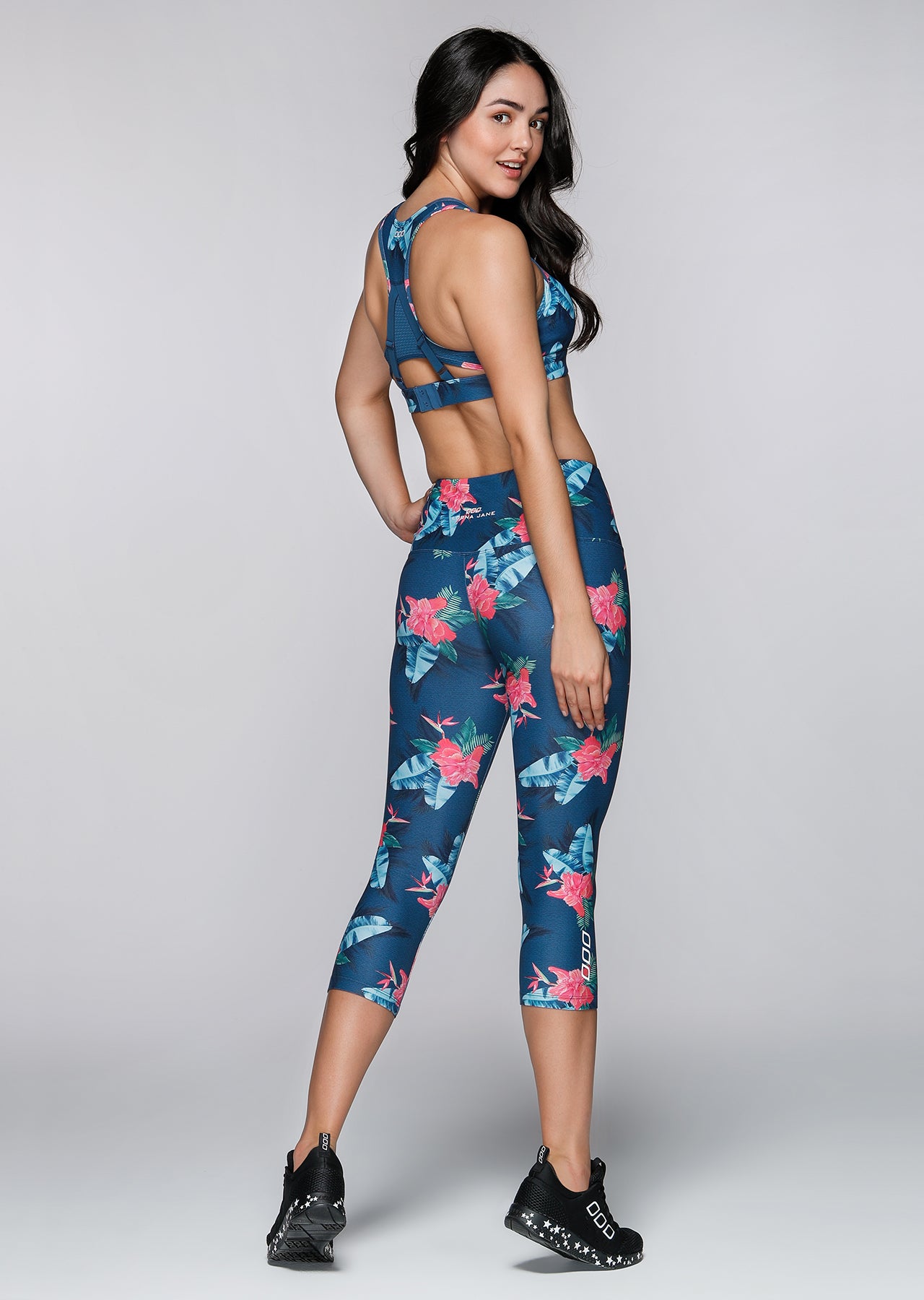 Lorna Jane Maui Tropics High Support Bra - Maui Tropics Print