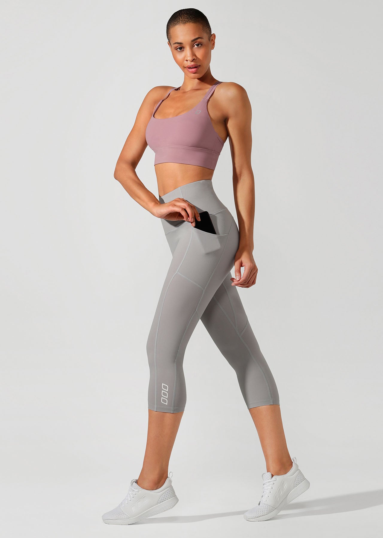 Lorna Jane No Ride Booty 7/8 Tight - Nu Grey