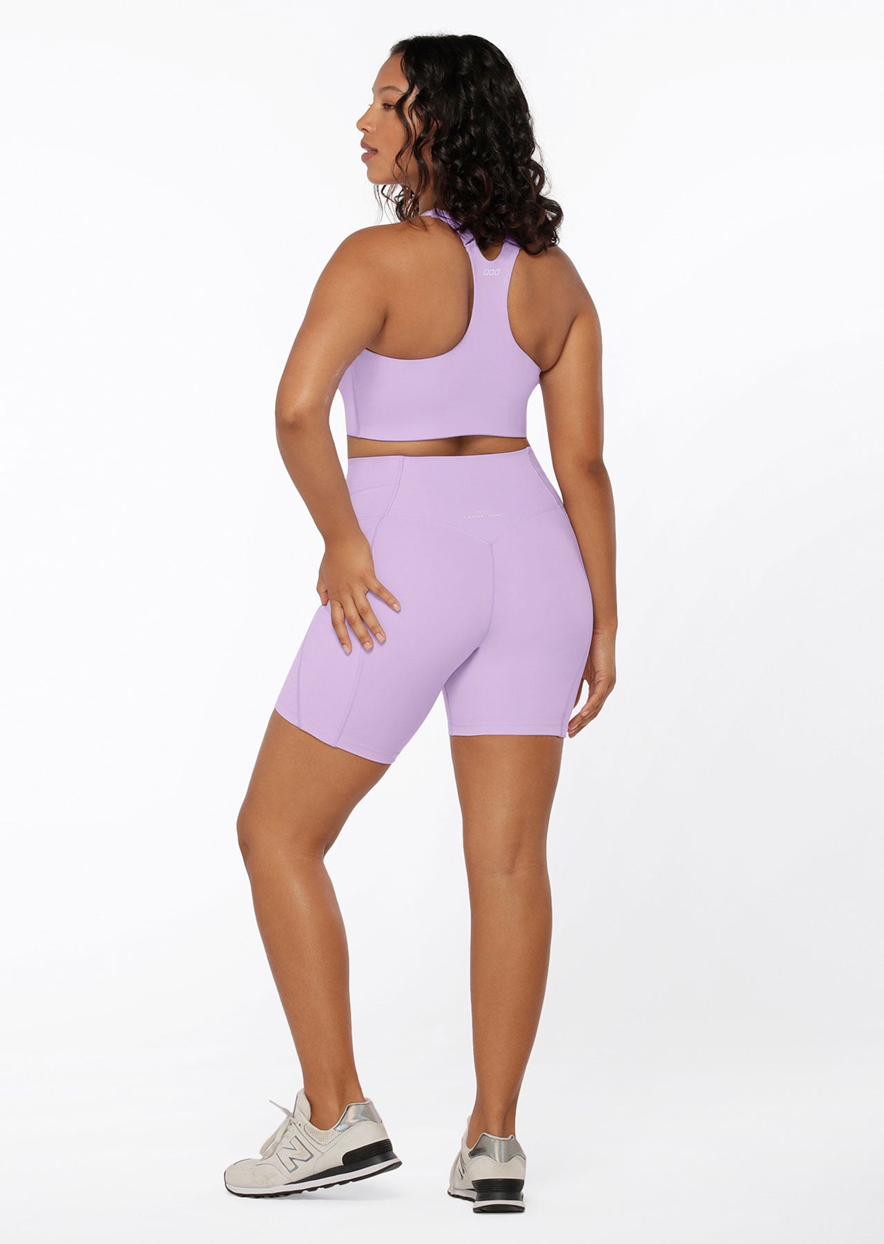 Lorna Jane Power Sculpt Recycled Sports Bra - Dusty Lilac