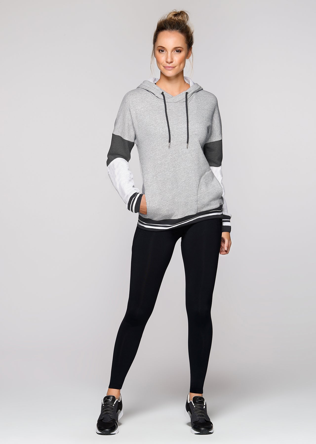 Lorna Jane Rory Hoodie - Grey Marl